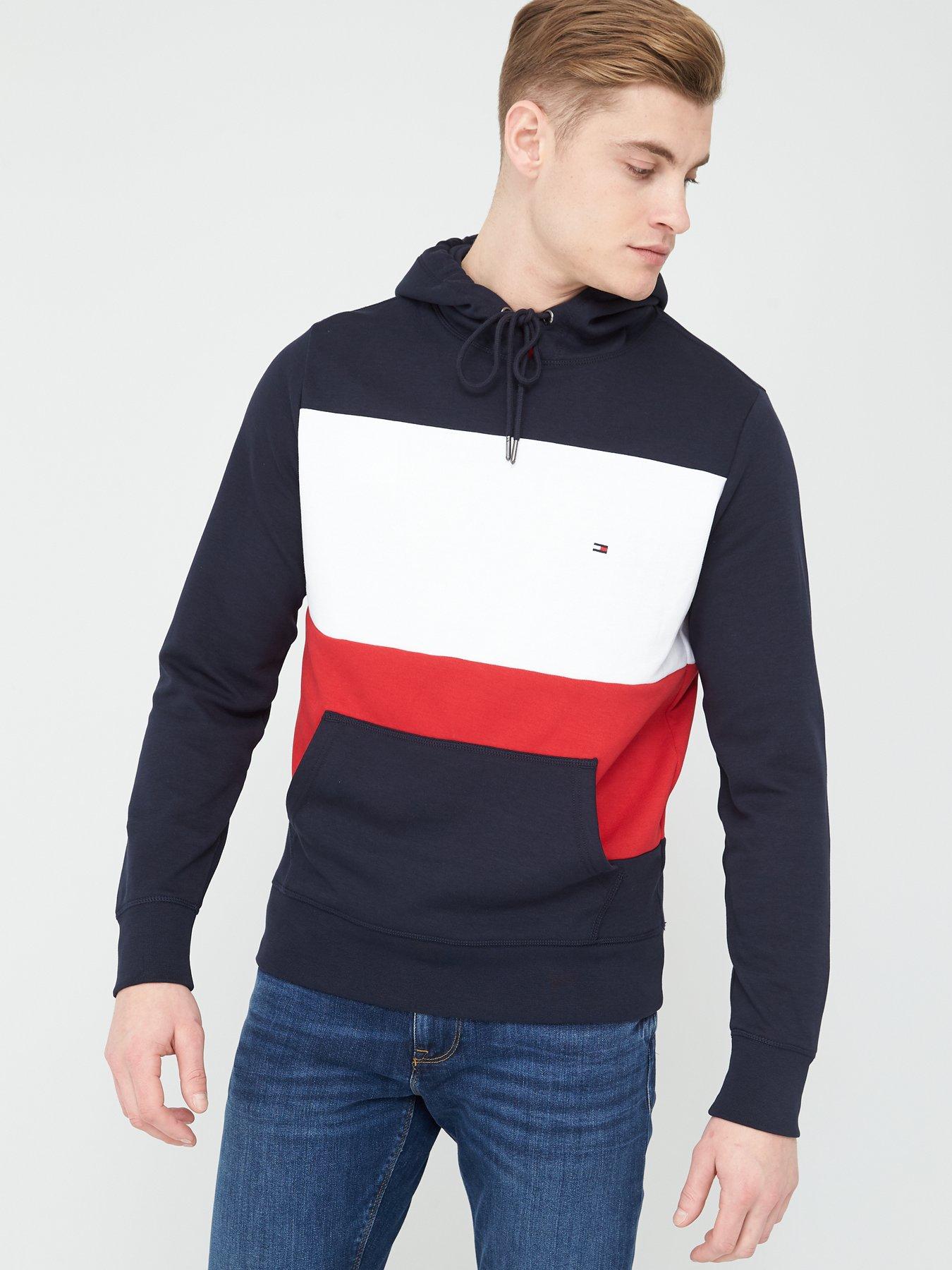 tommy colour block hoodie
