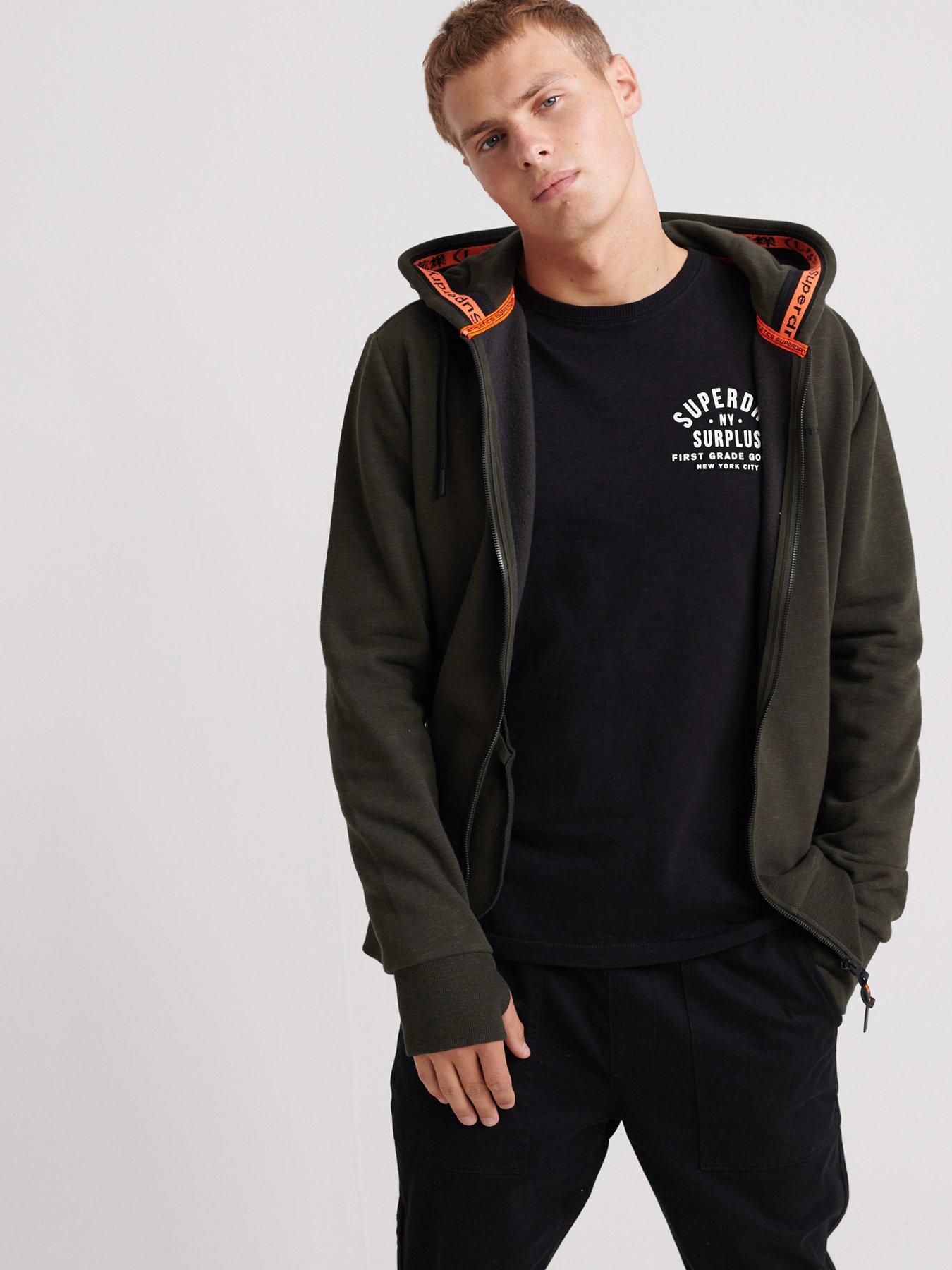 superdry hoodie green