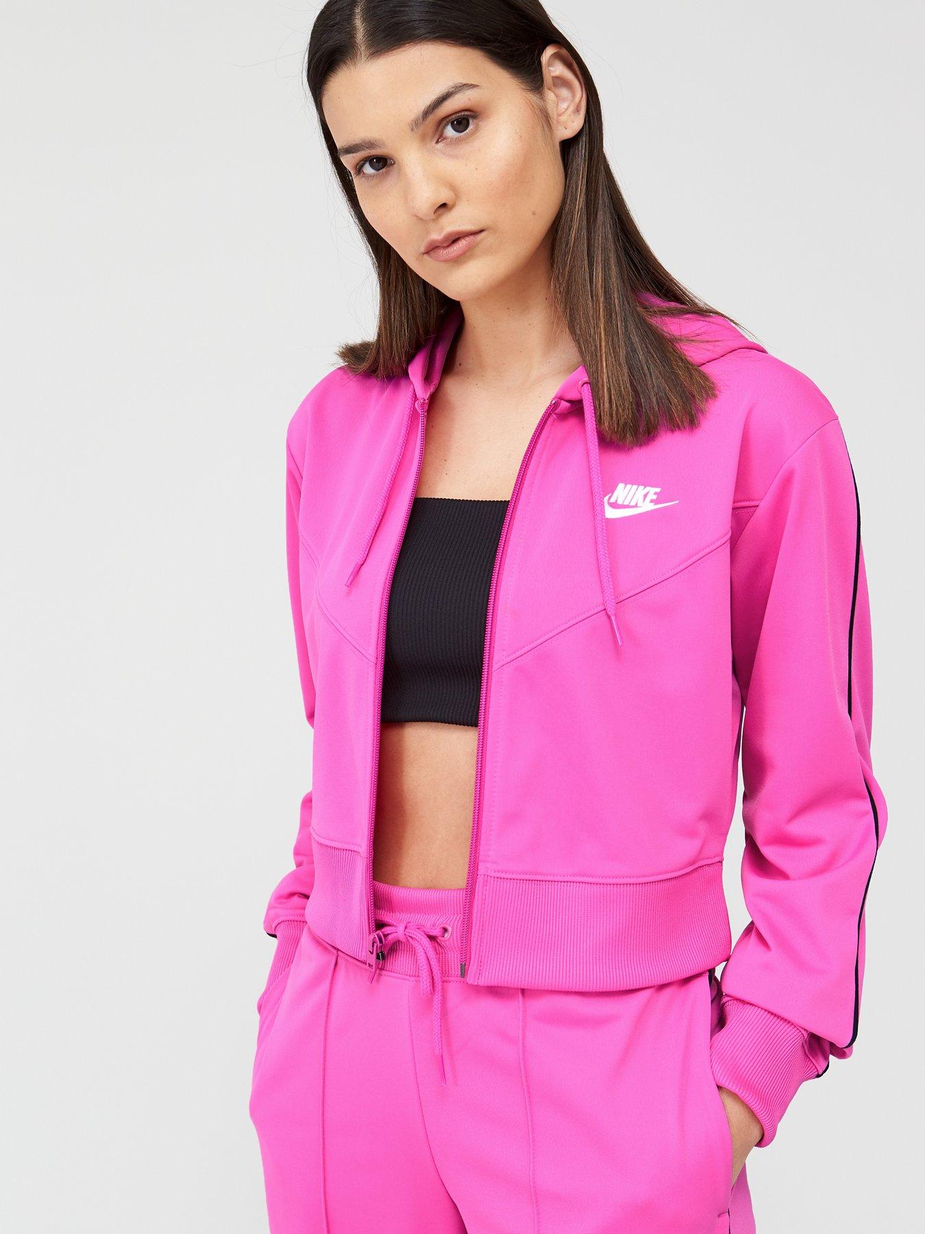 nike womens tracksuit pink