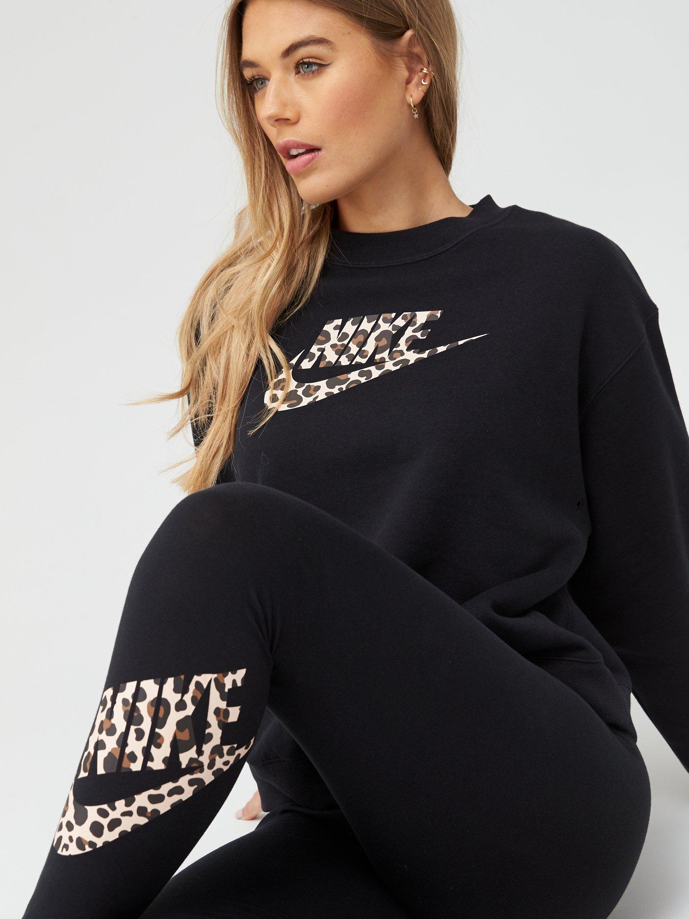 nike leopard print tracksuit