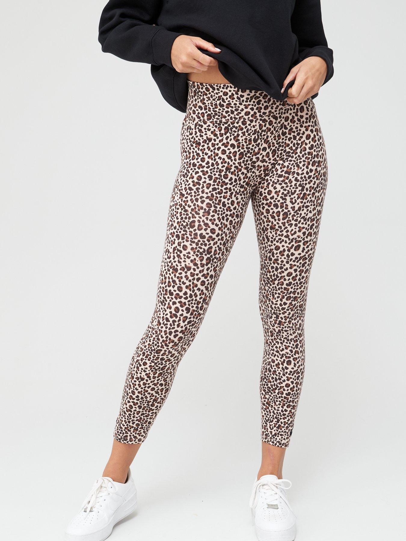 nike leggings leopard print