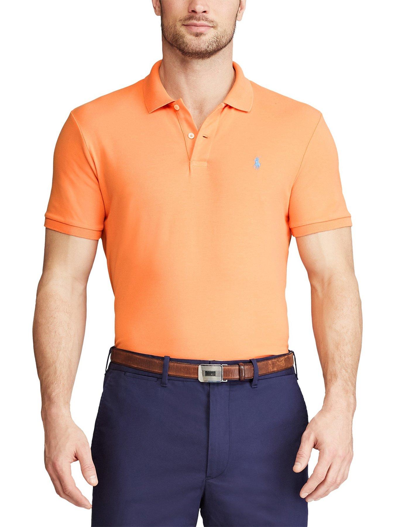 peach ralph lauren shirt