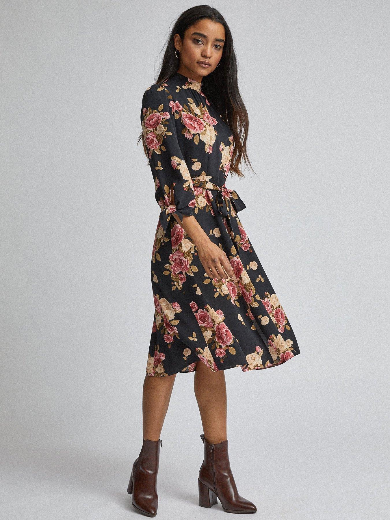 petite fit and flare dresses uk
