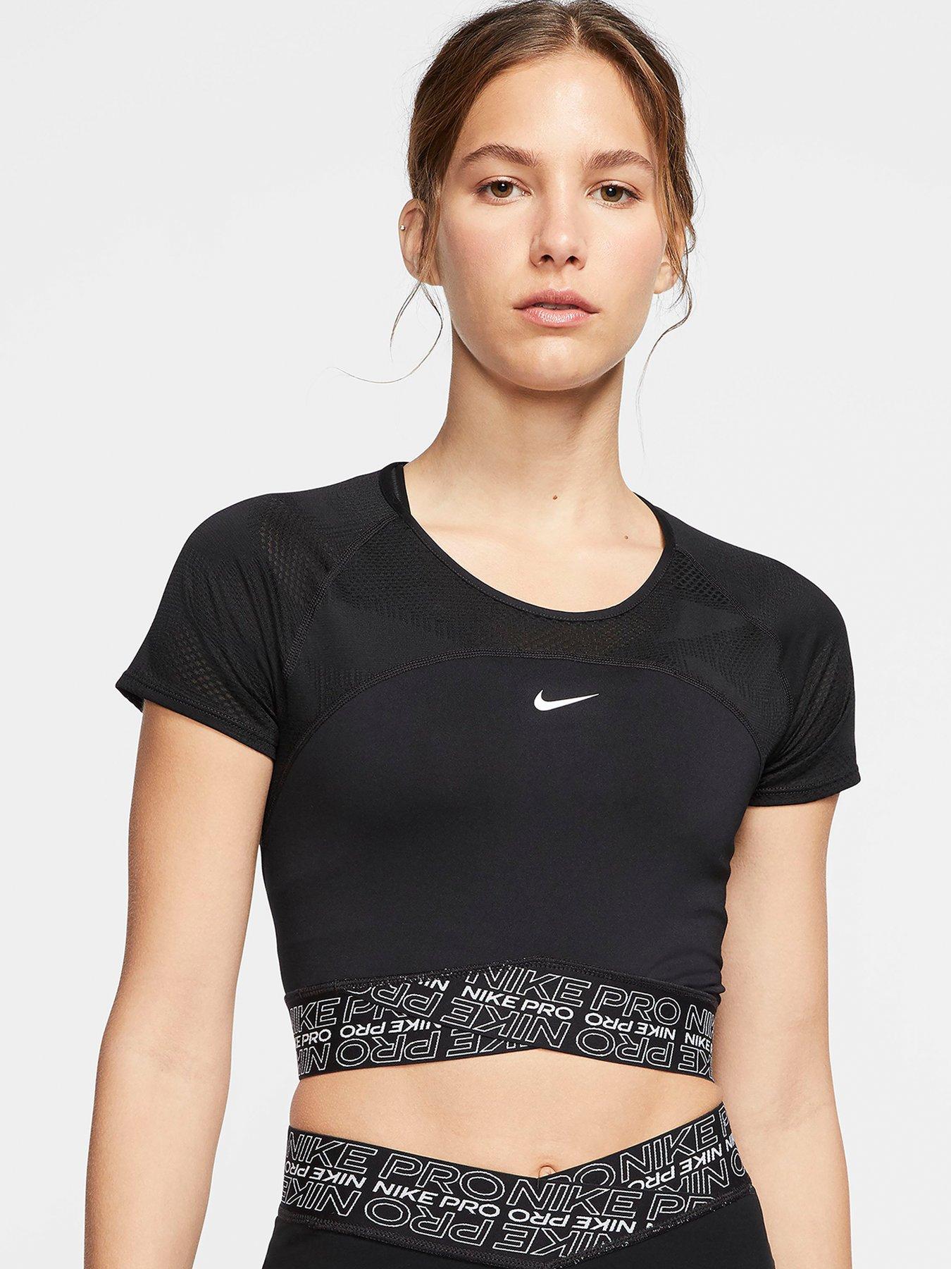 nike training crop top