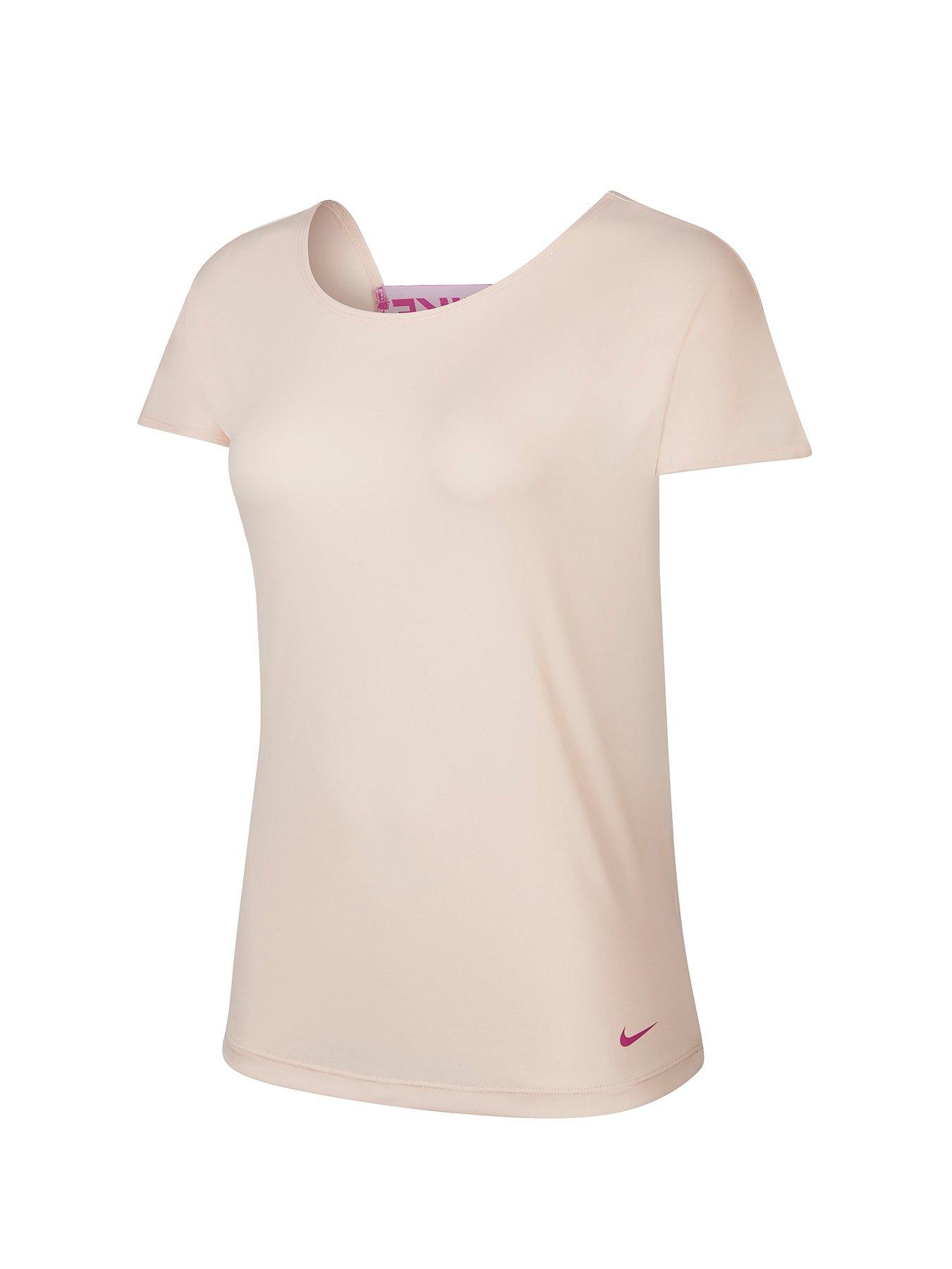 nike dri fit t shirt pink