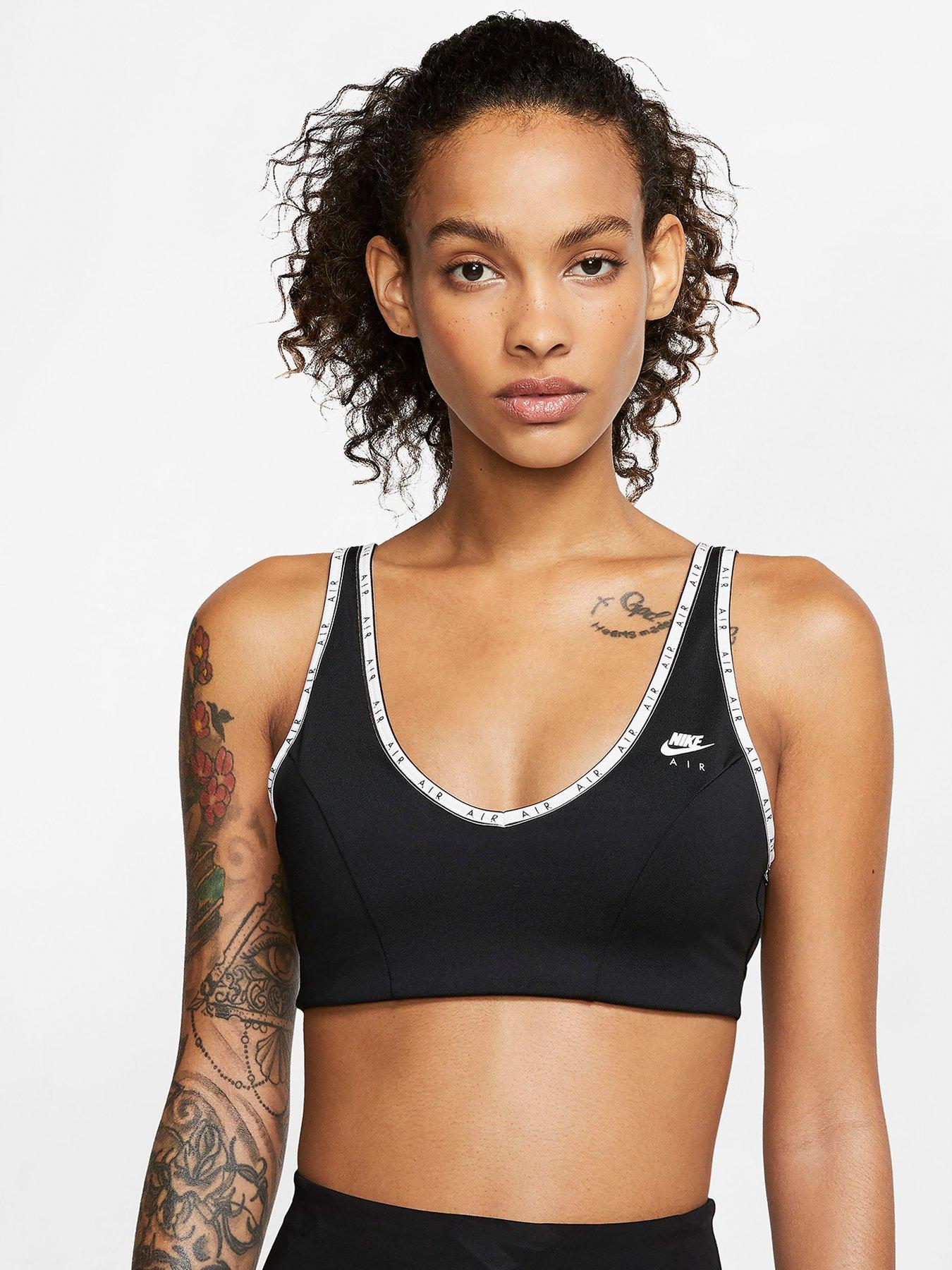 nike air indy bra in black