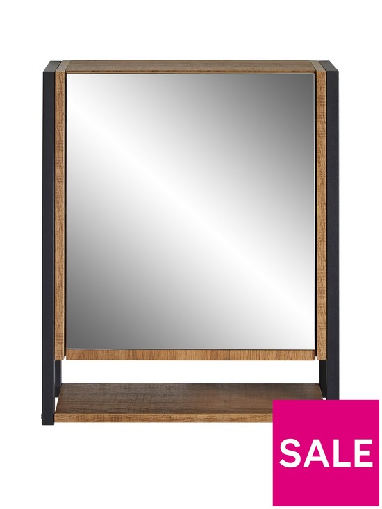 stillFront image of lloyd-pascal-linley-single-mirror-bathroom-wall-cabinet