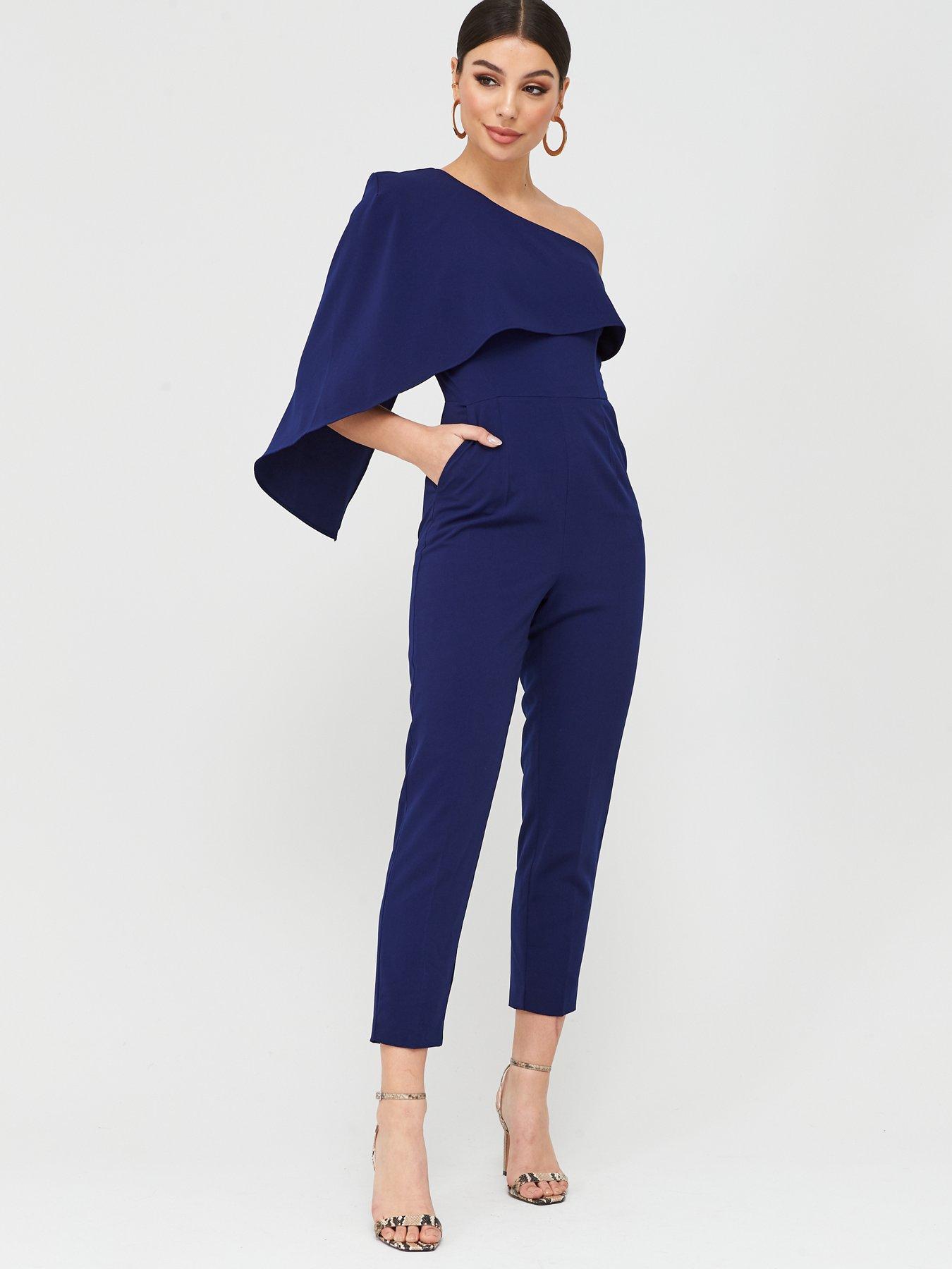 lavish alice navy jumpsuit