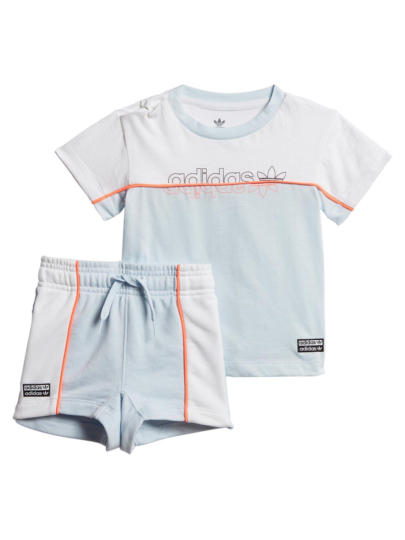 infant adidas shorts set