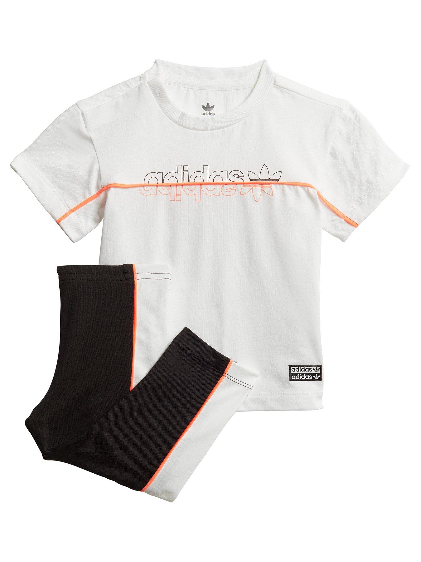 adidas shirt and leggings set