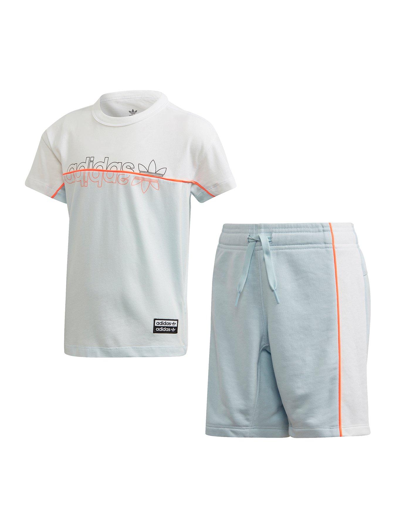 boys adidas short set