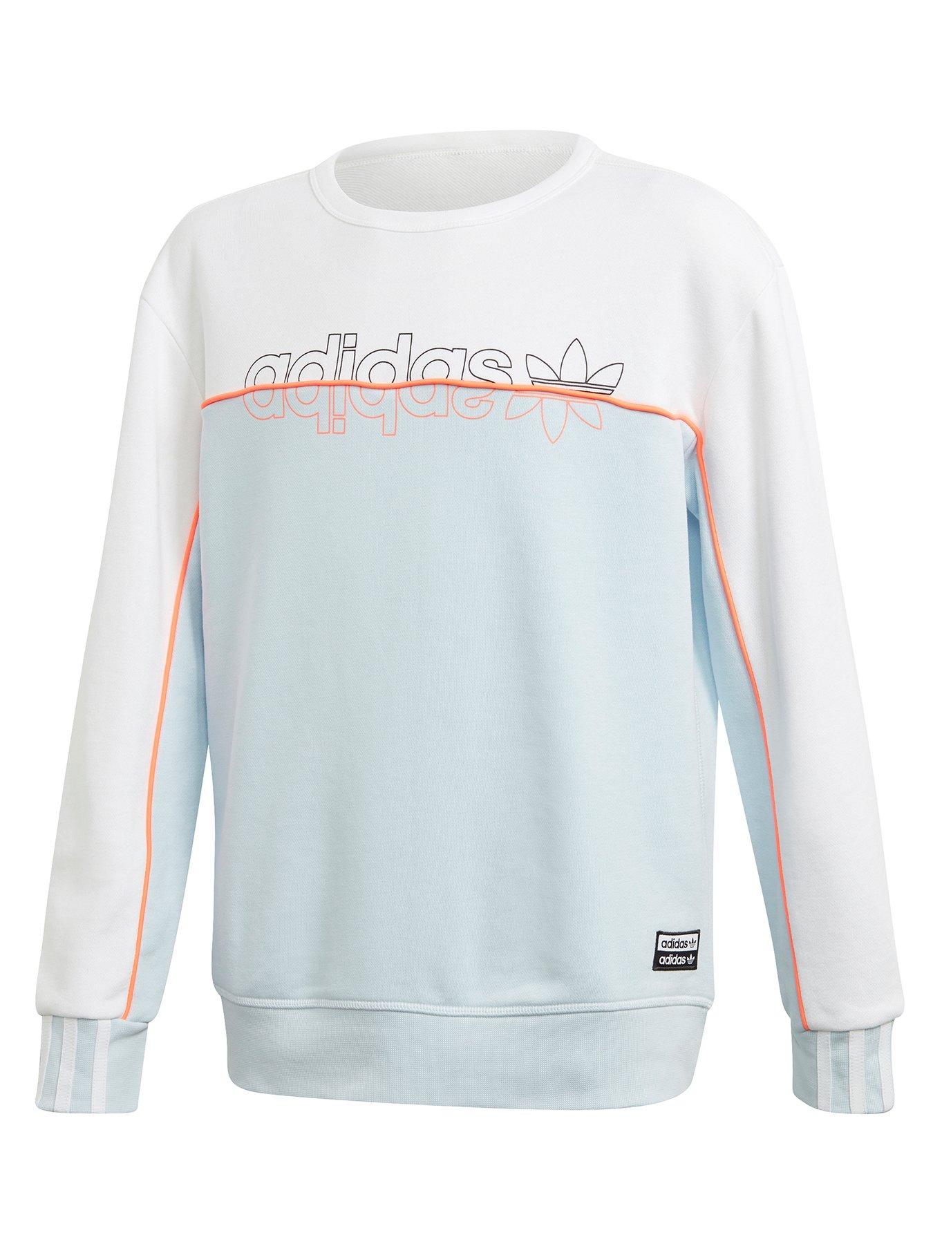 adidas light blue sweatshirt