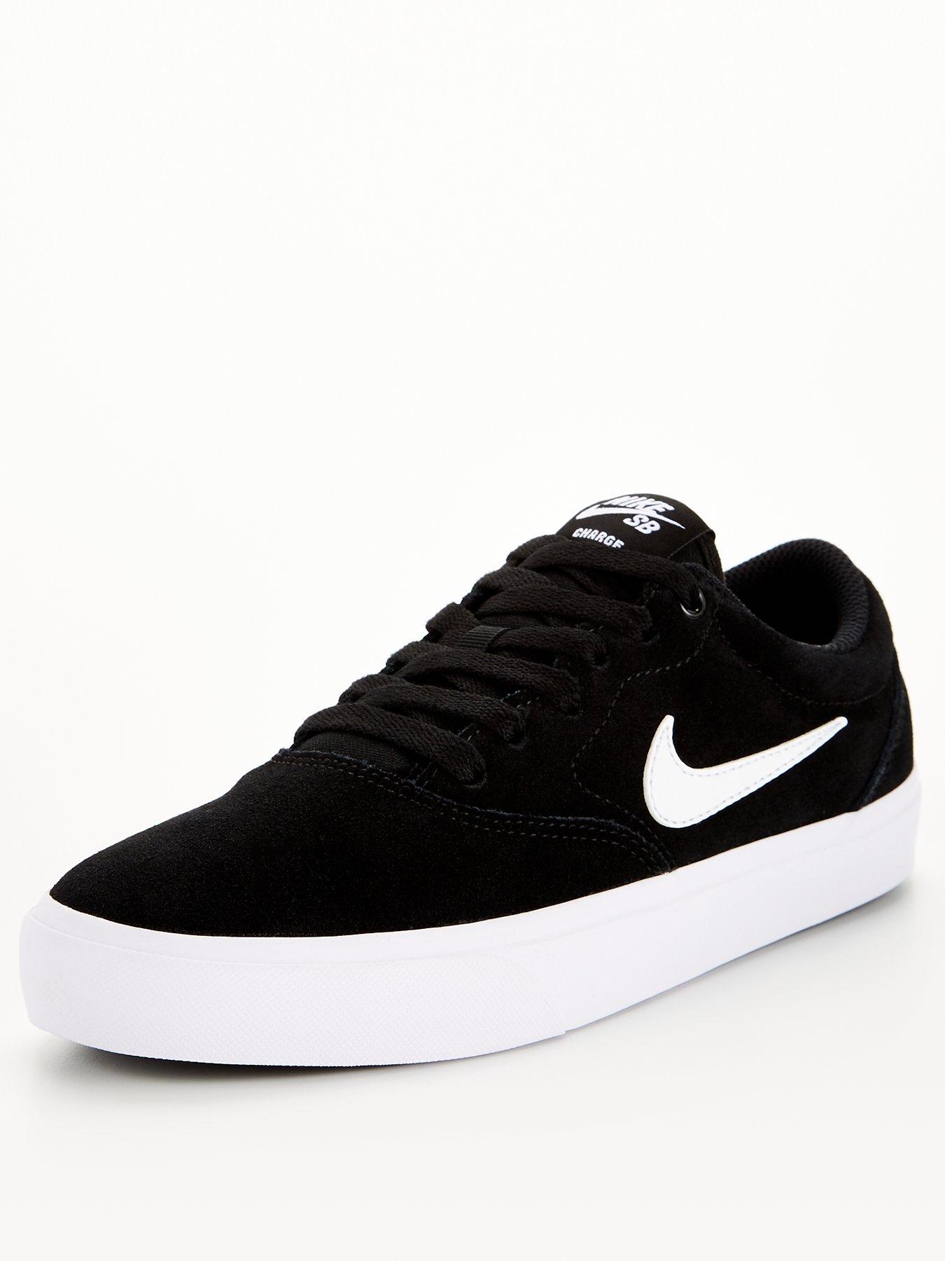 nike black suede trainers womens