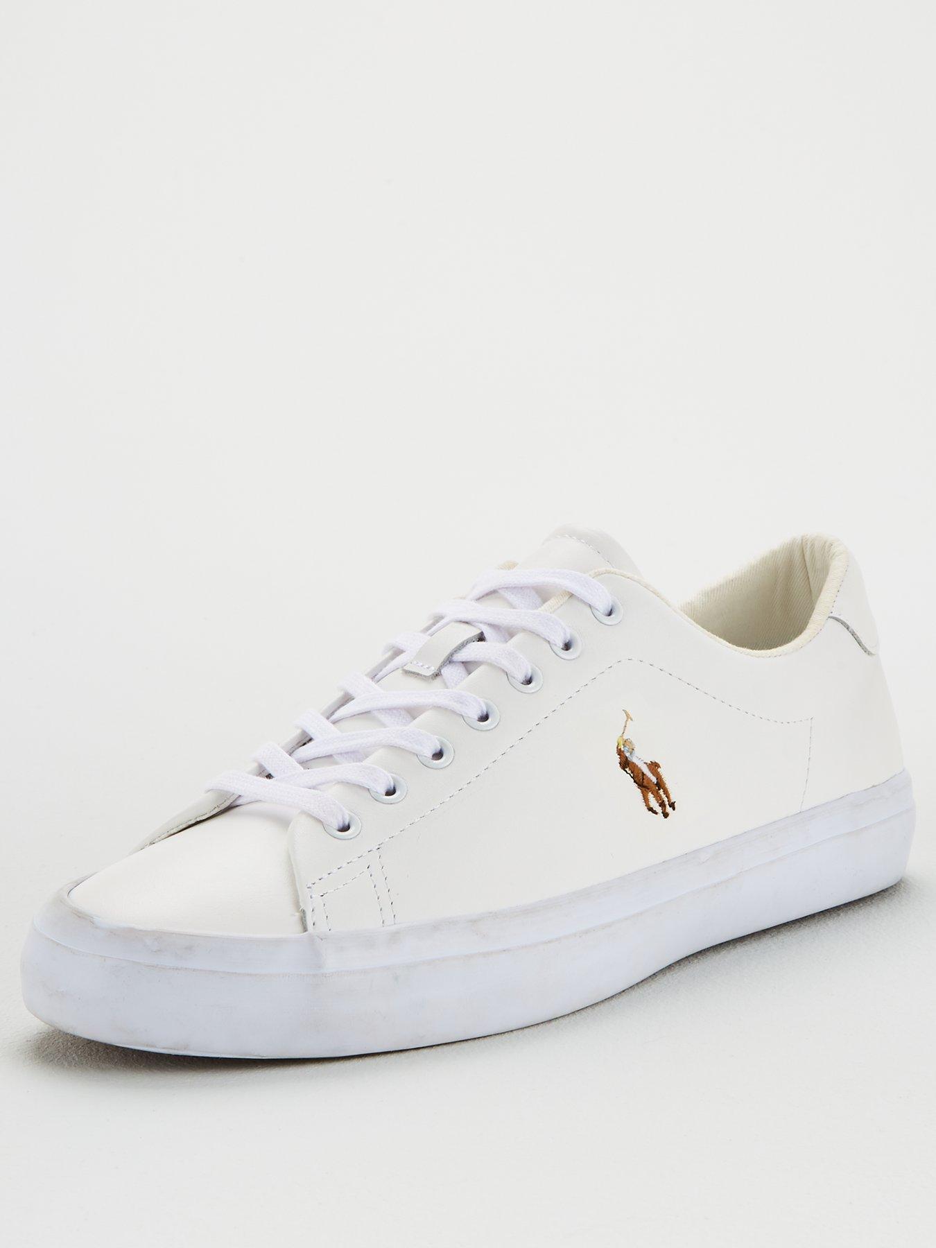 undefined Longwood Leather Trainers - White