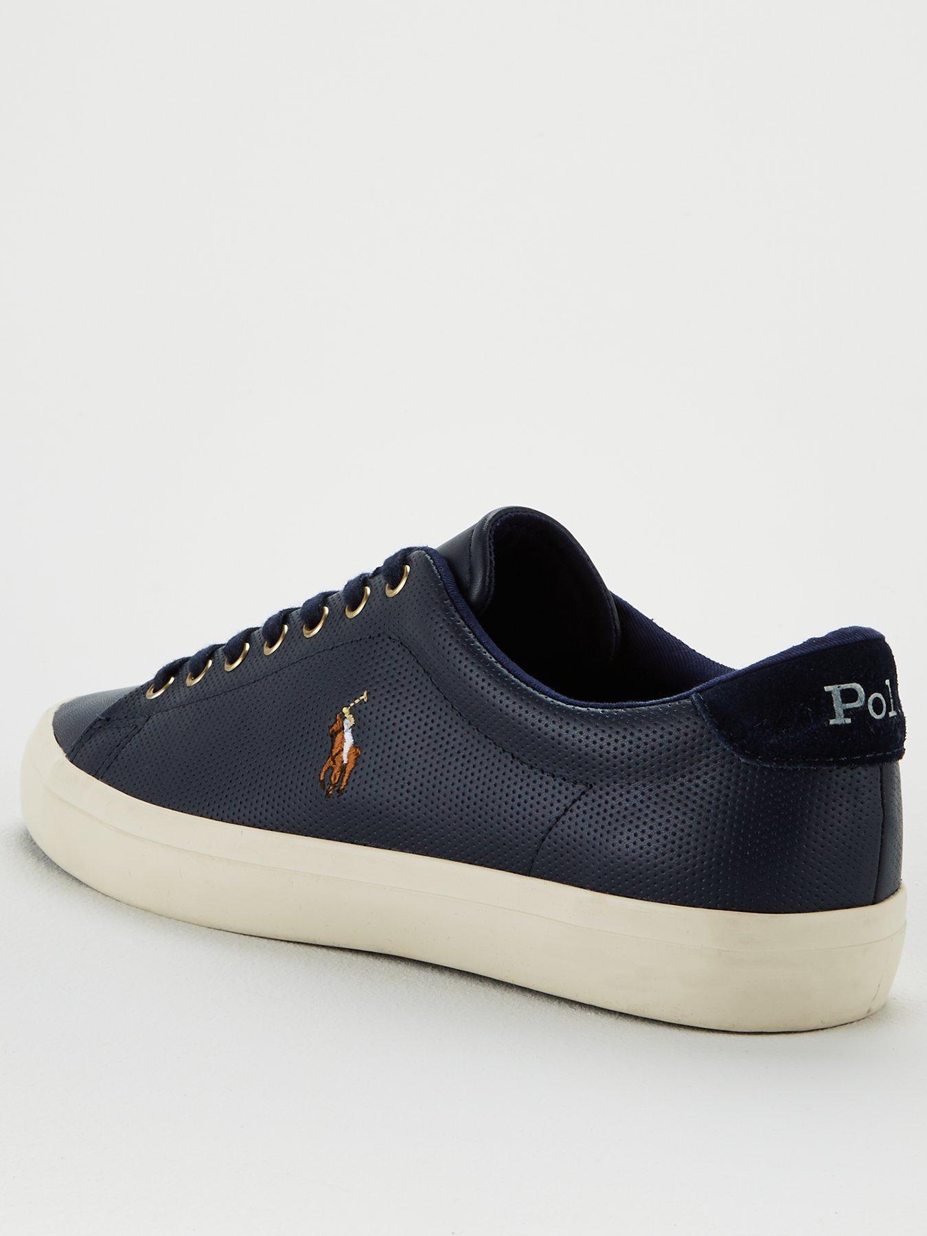 polo leather trainers
