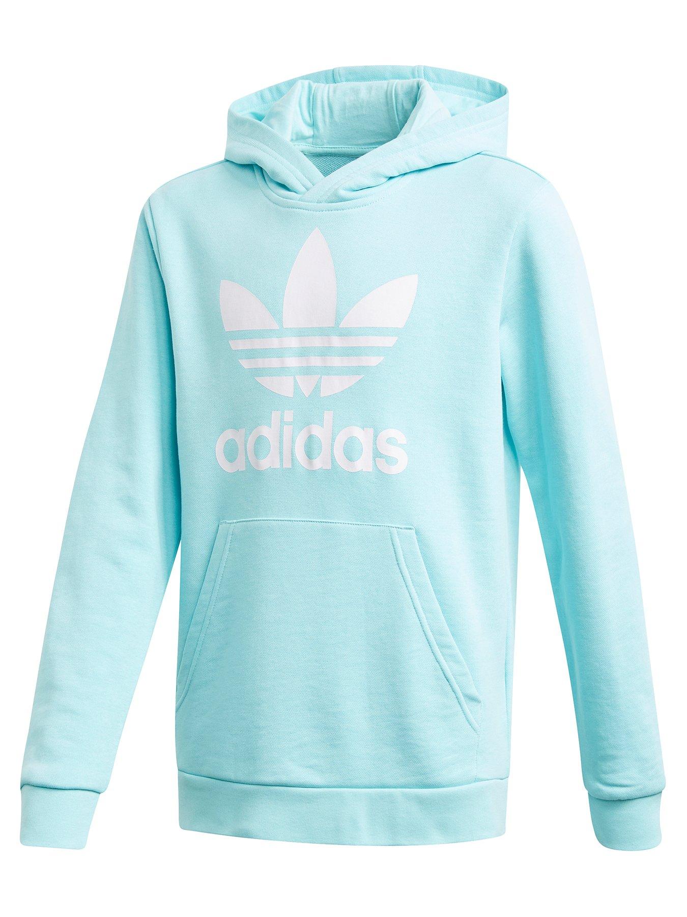 adidas hoodie baby blue