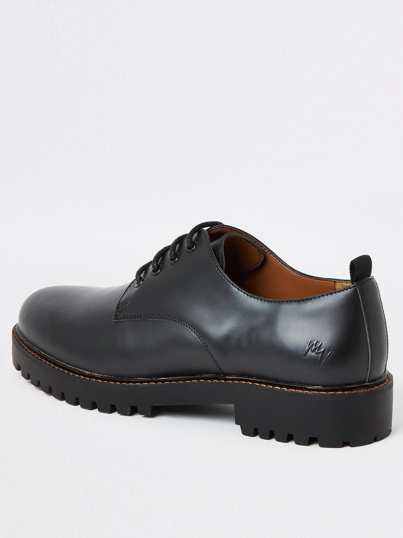 chunky sole derby shoes mens