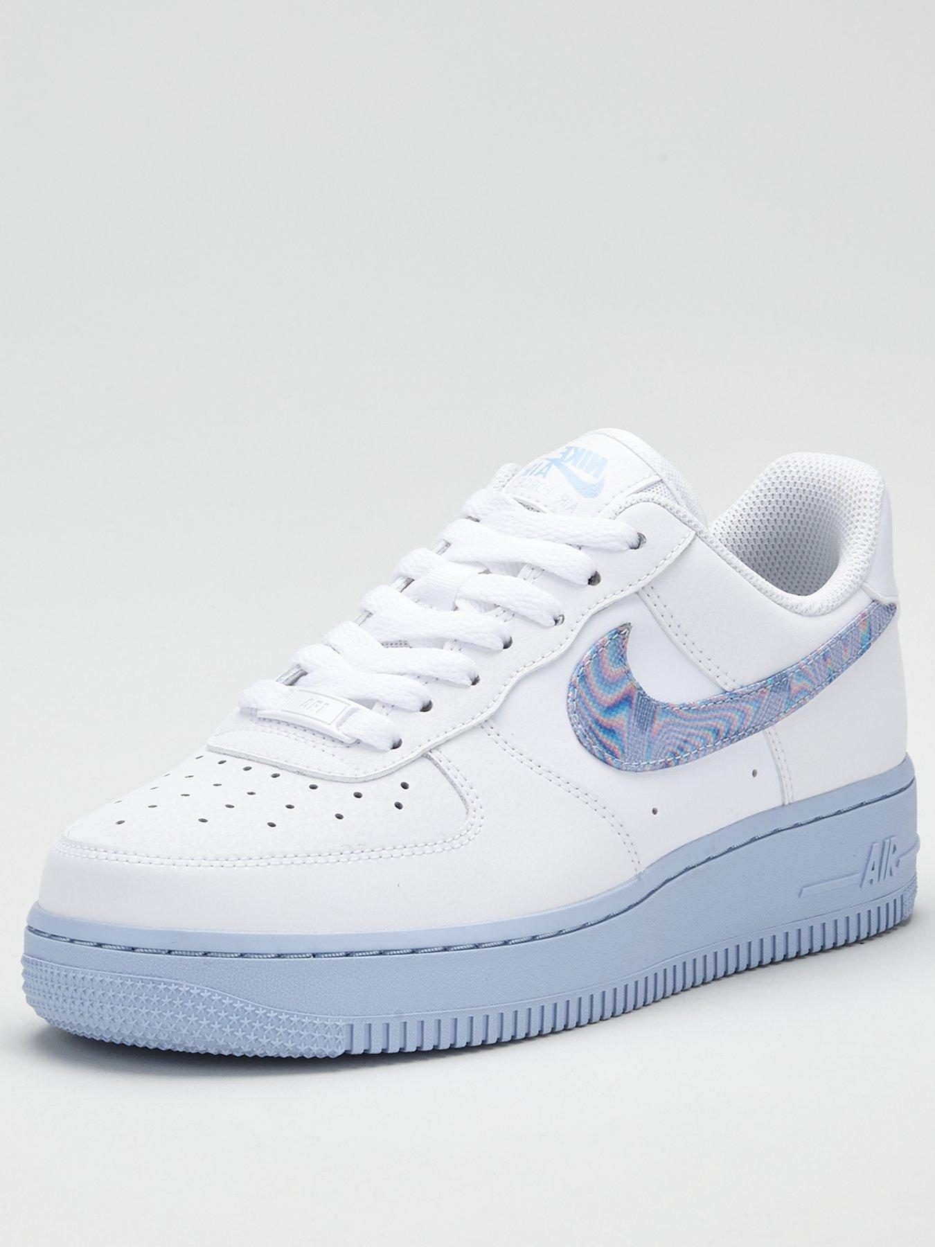 air force 1 with blue tick