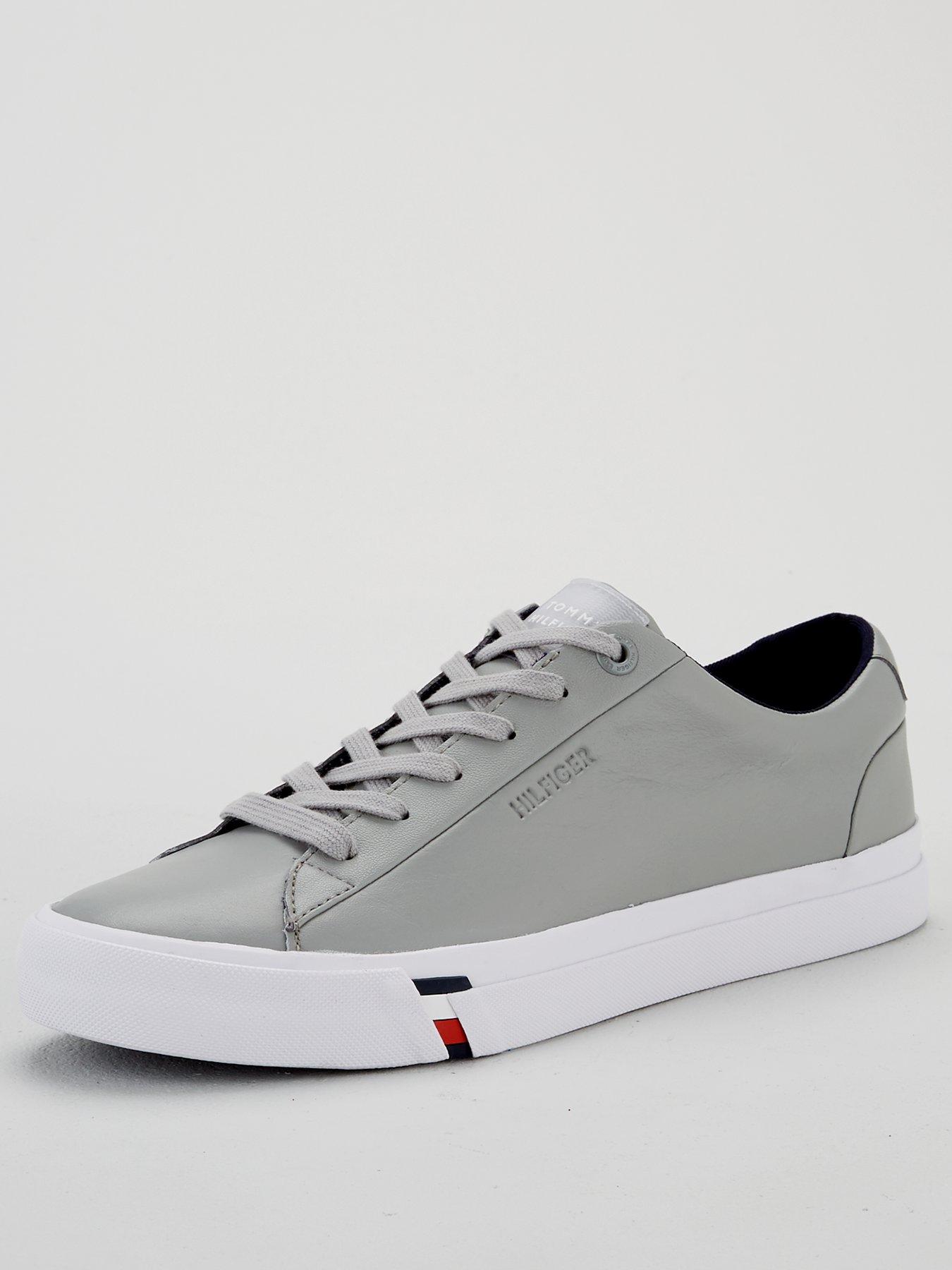 tommy hilfiger corporate leather sneaker