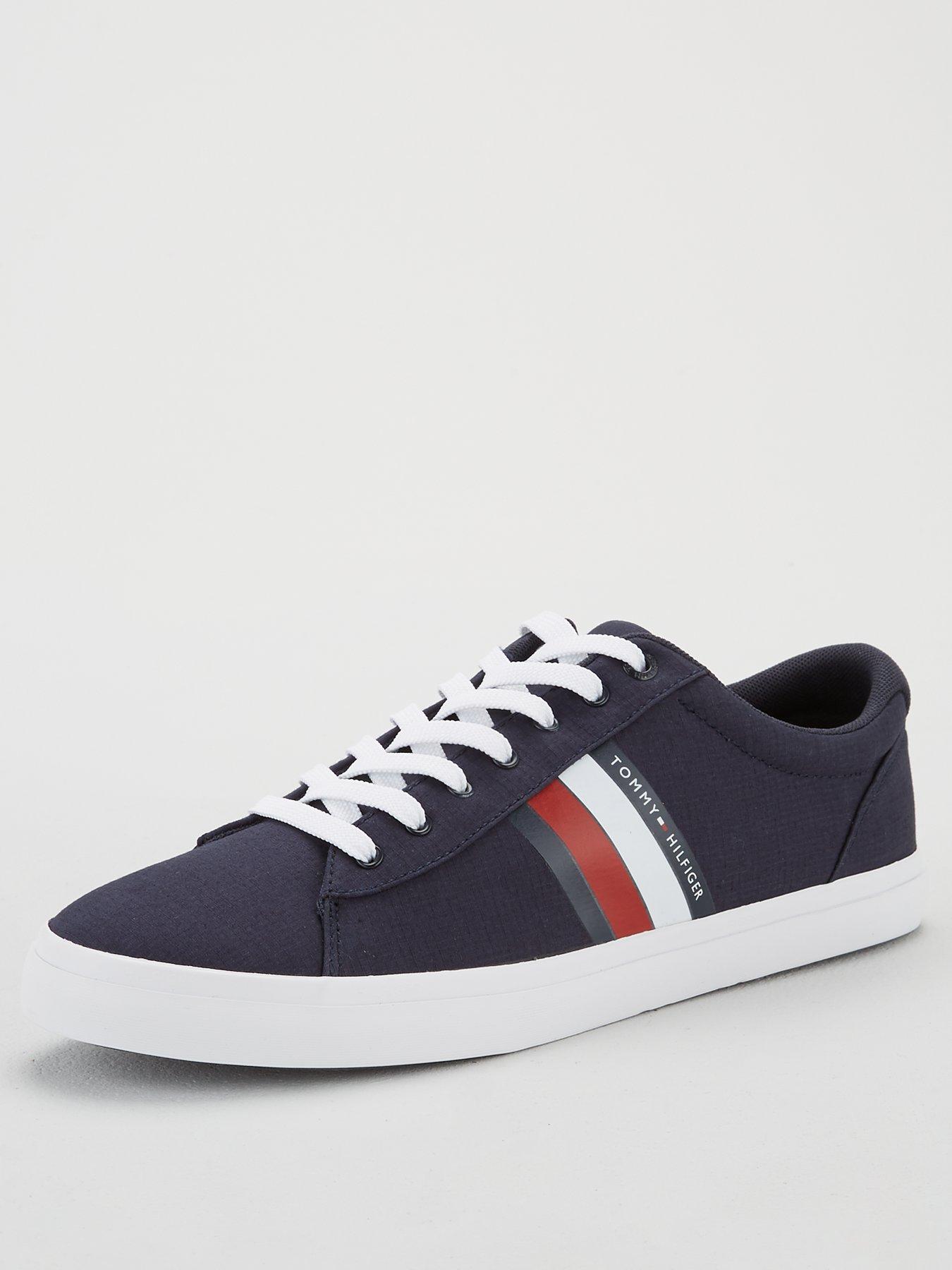 navy tommy hilfiger trainers