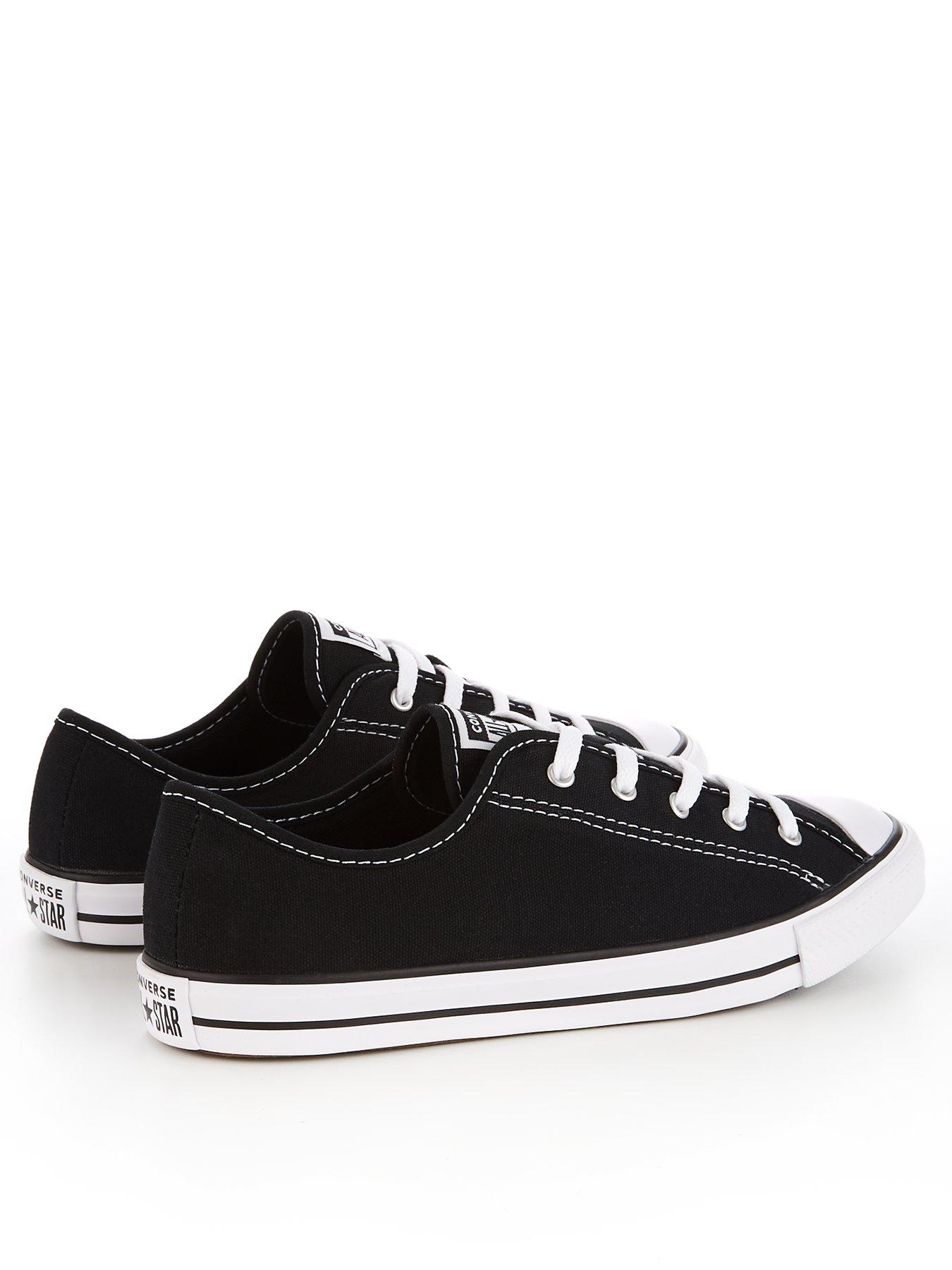 Converse Women's Taylor All Star Dainty Trainers - BLACK | very.co.uk