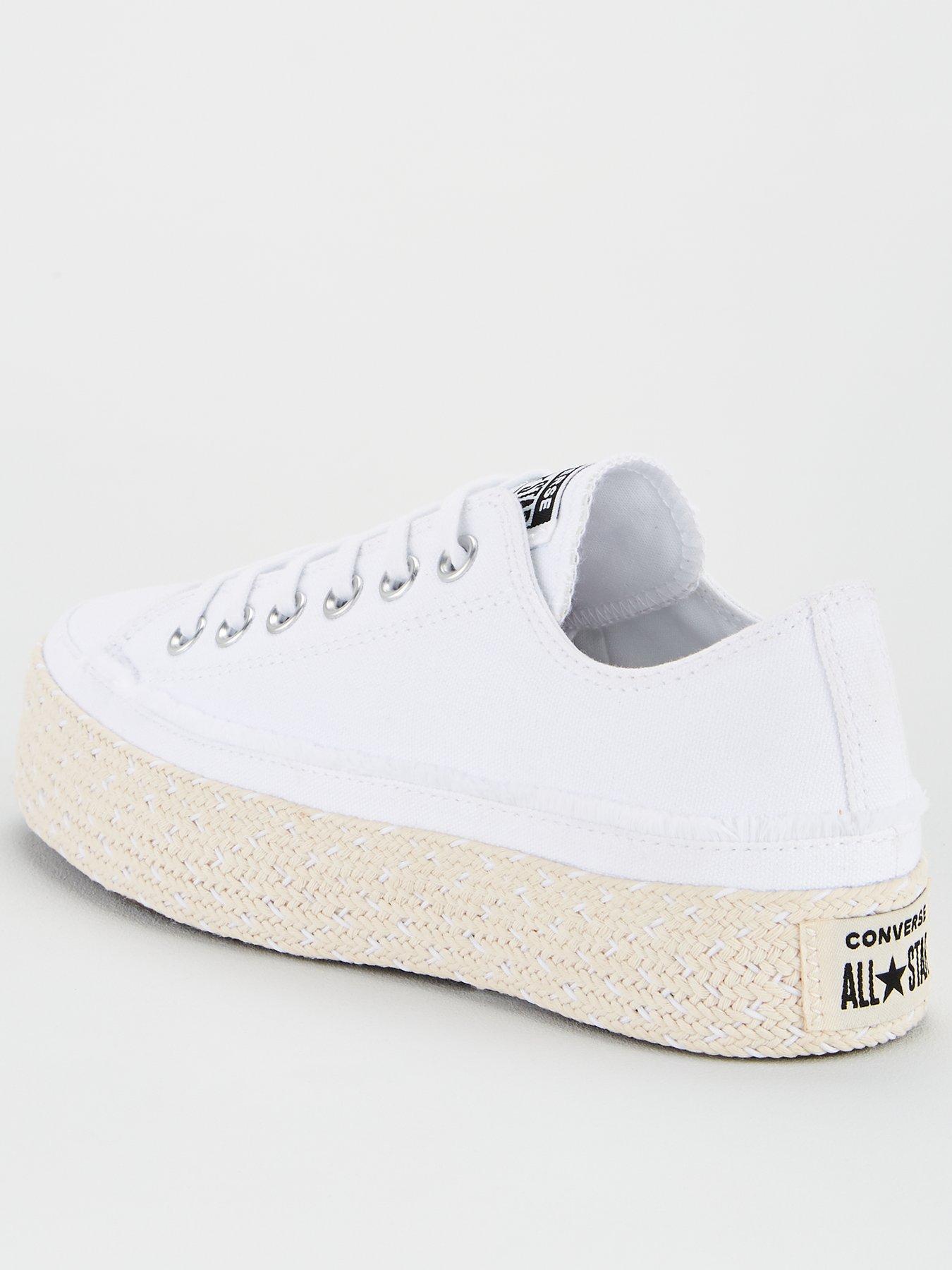 converse white espadrilles