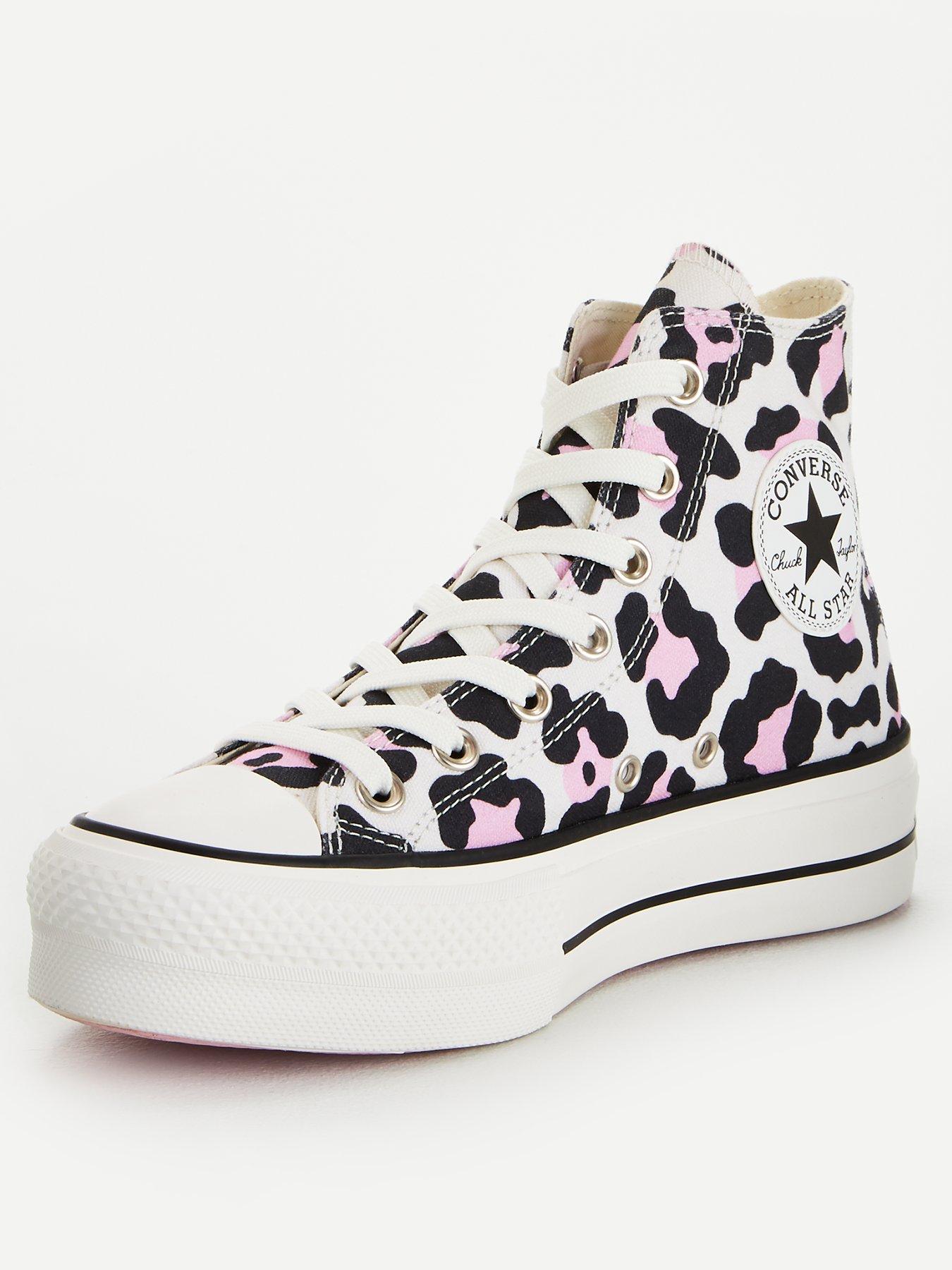 converse animal print high tops