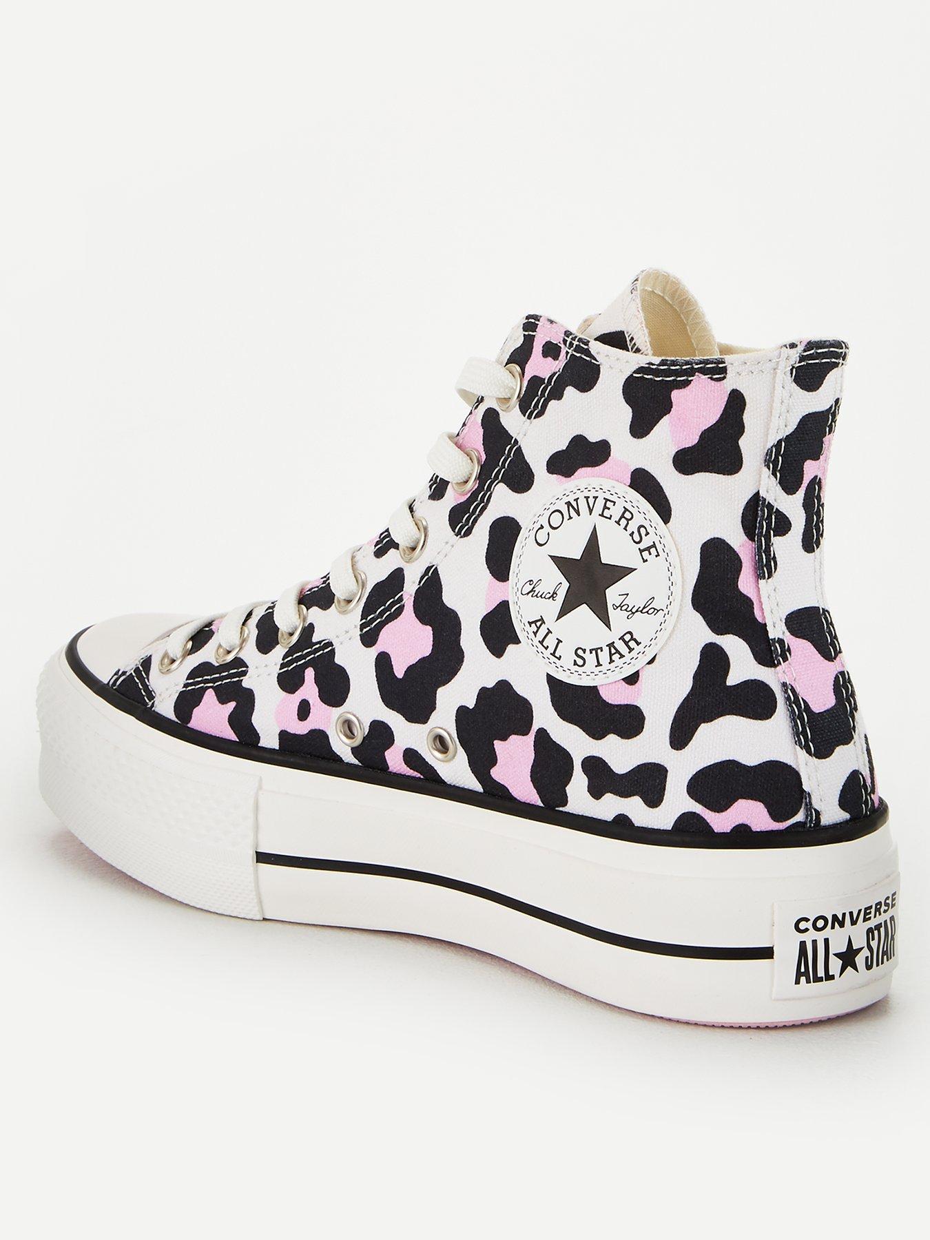 converse high tops animal print