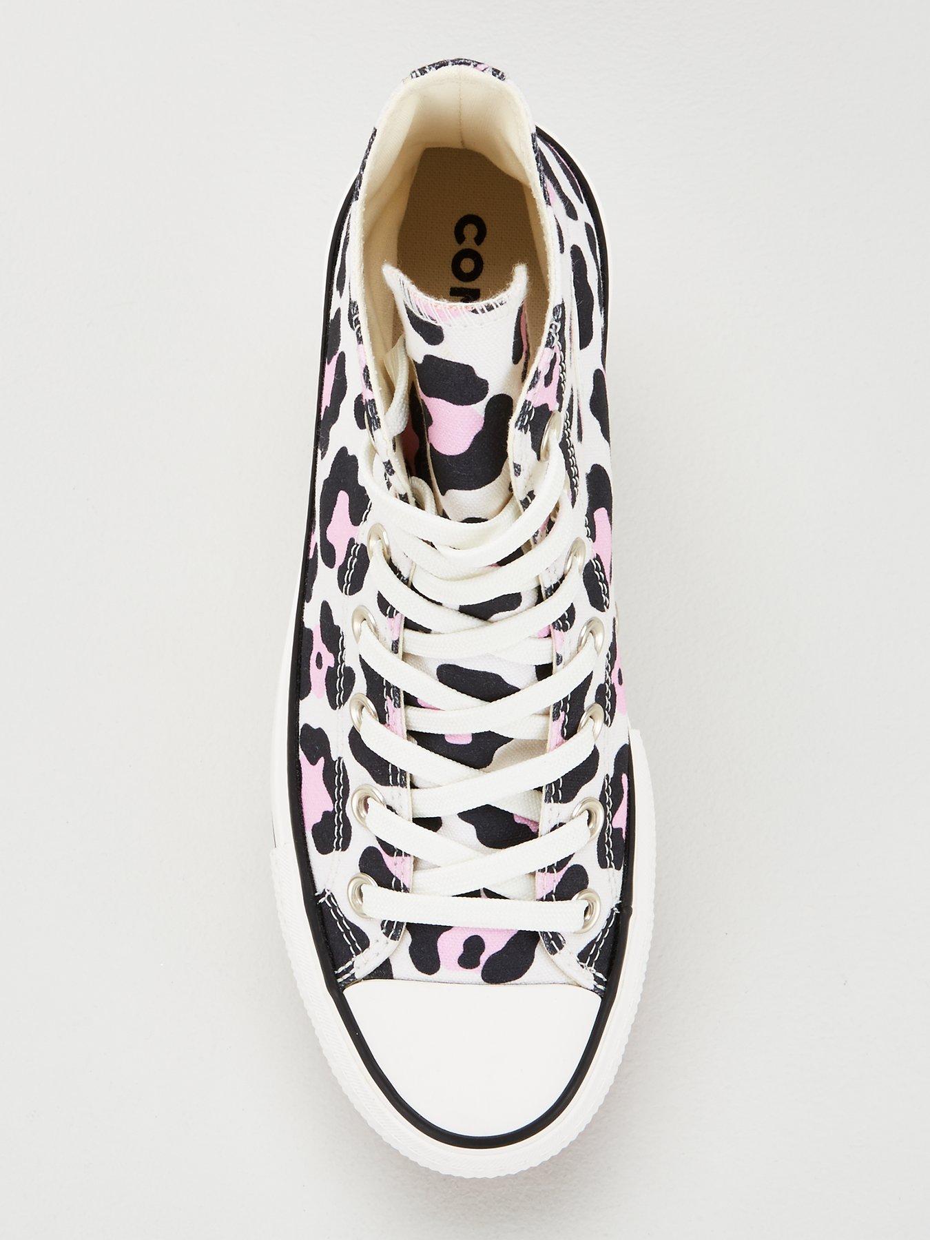 leopard print converse size 3