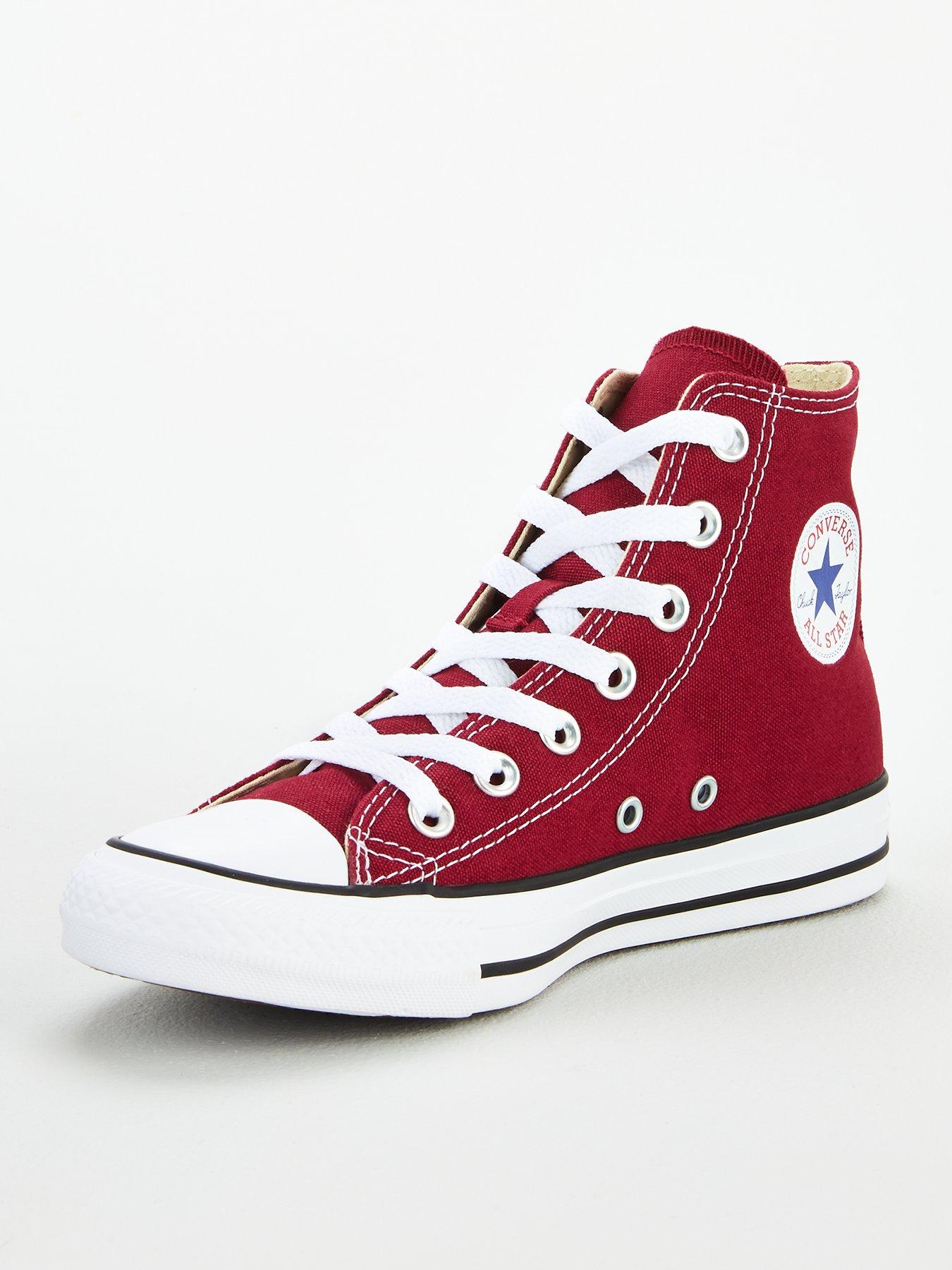 Maroon chuck taylors women's best sale