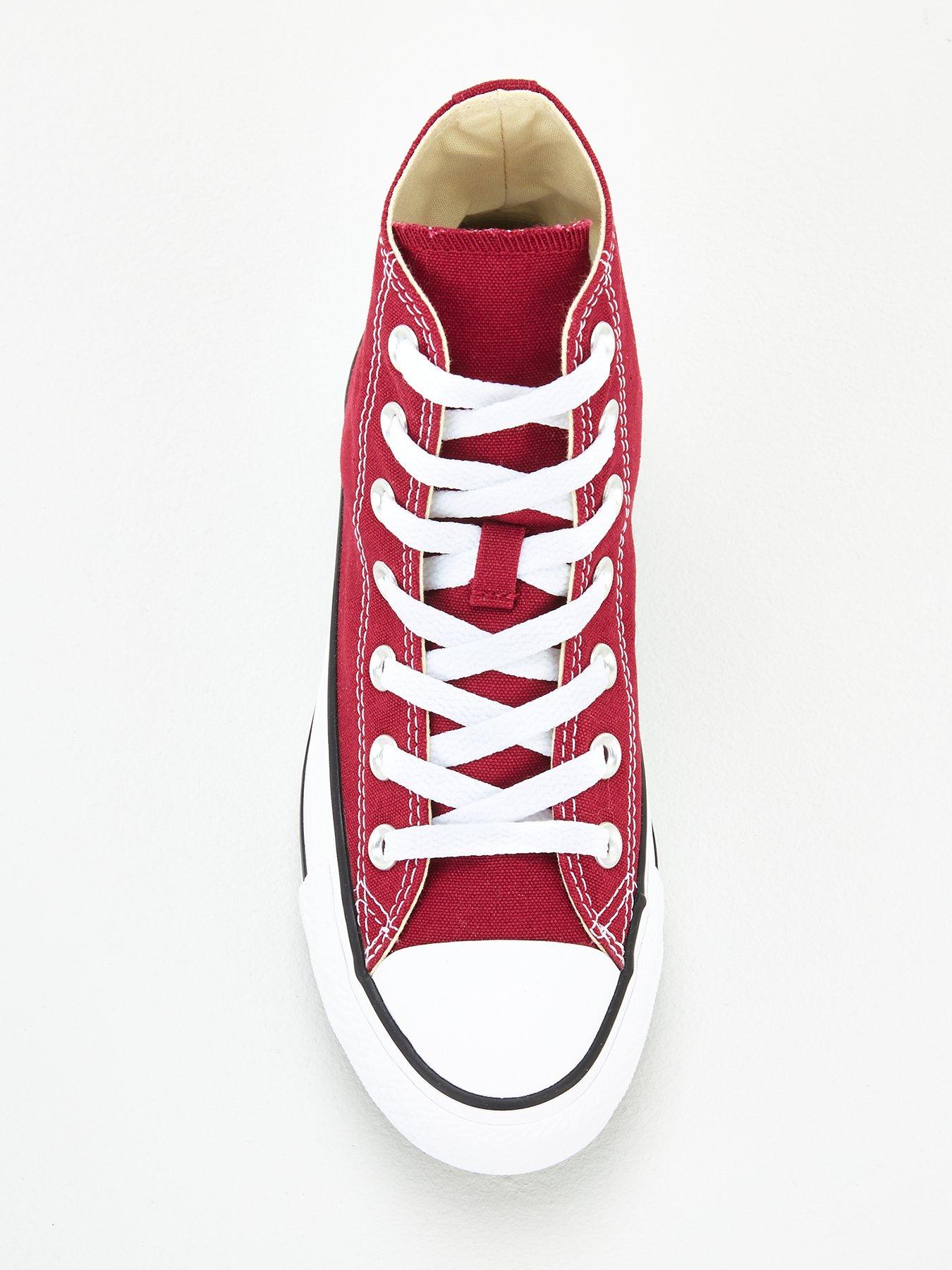 Cheap red high top converse best sale