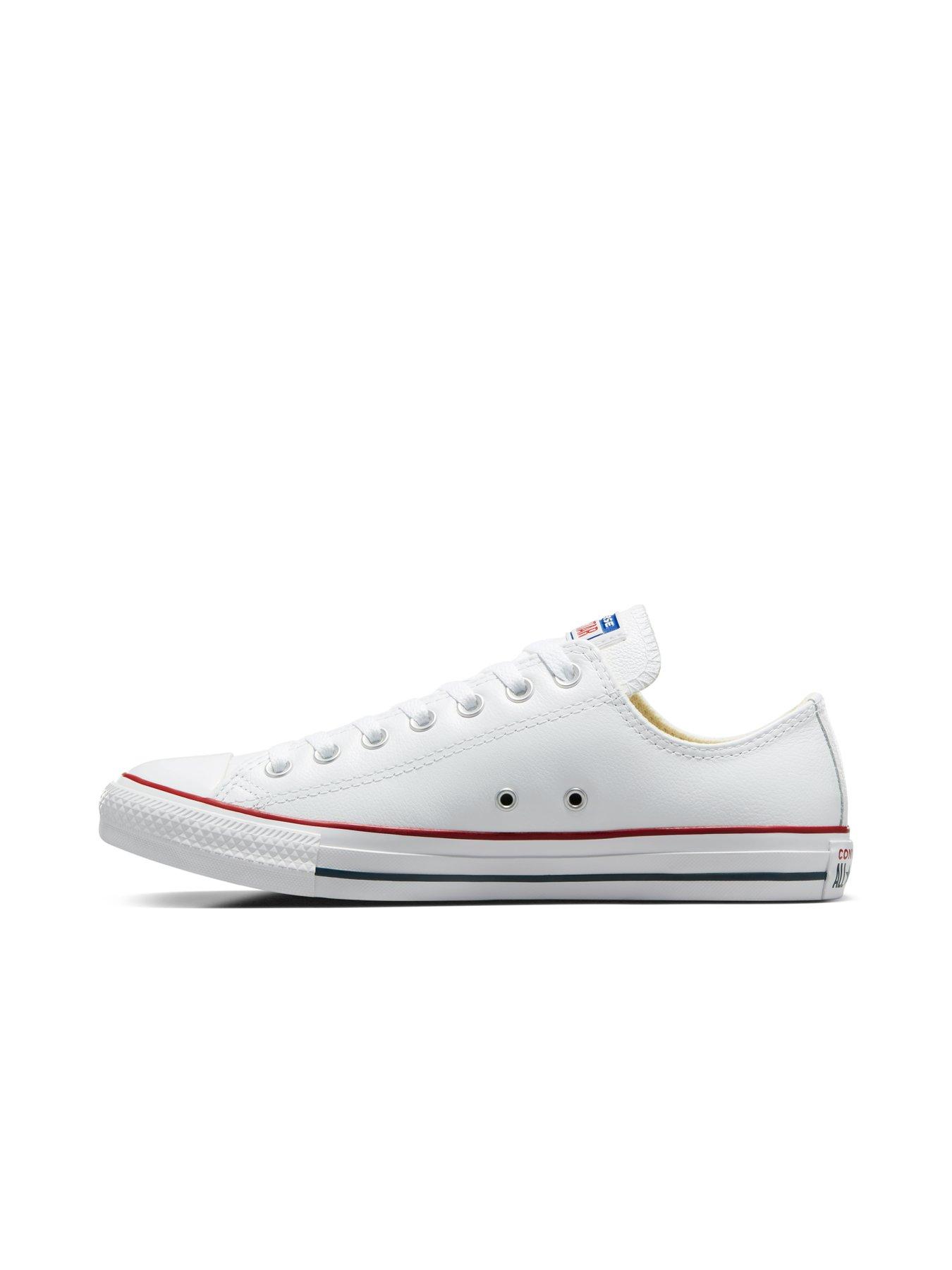 Converse Leather Ox Trainers White Very