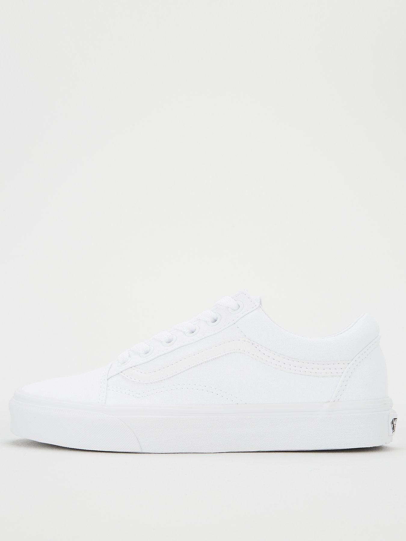 Vans Womens Old Skool Trainers White Very