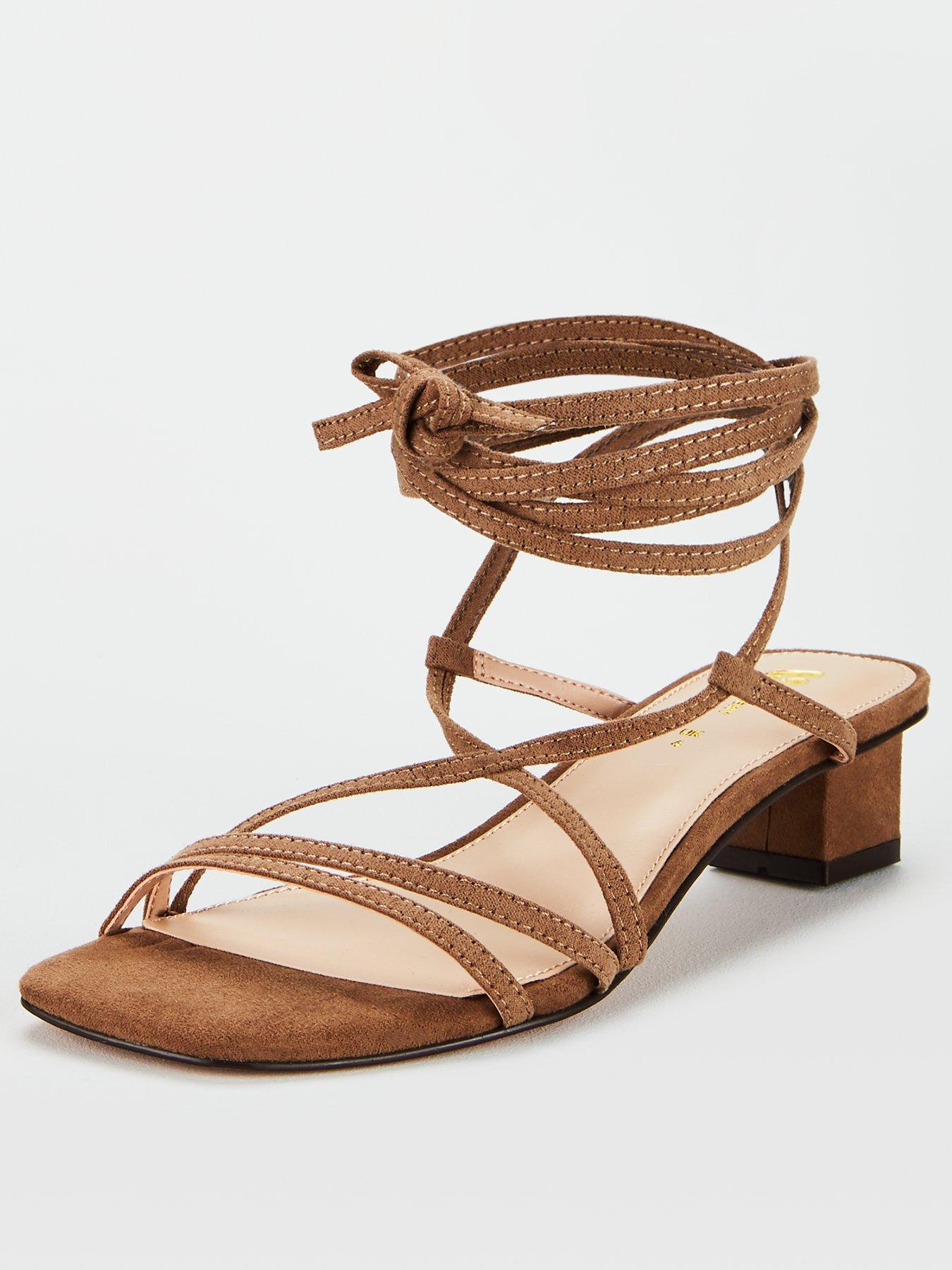 tan strappy sandals