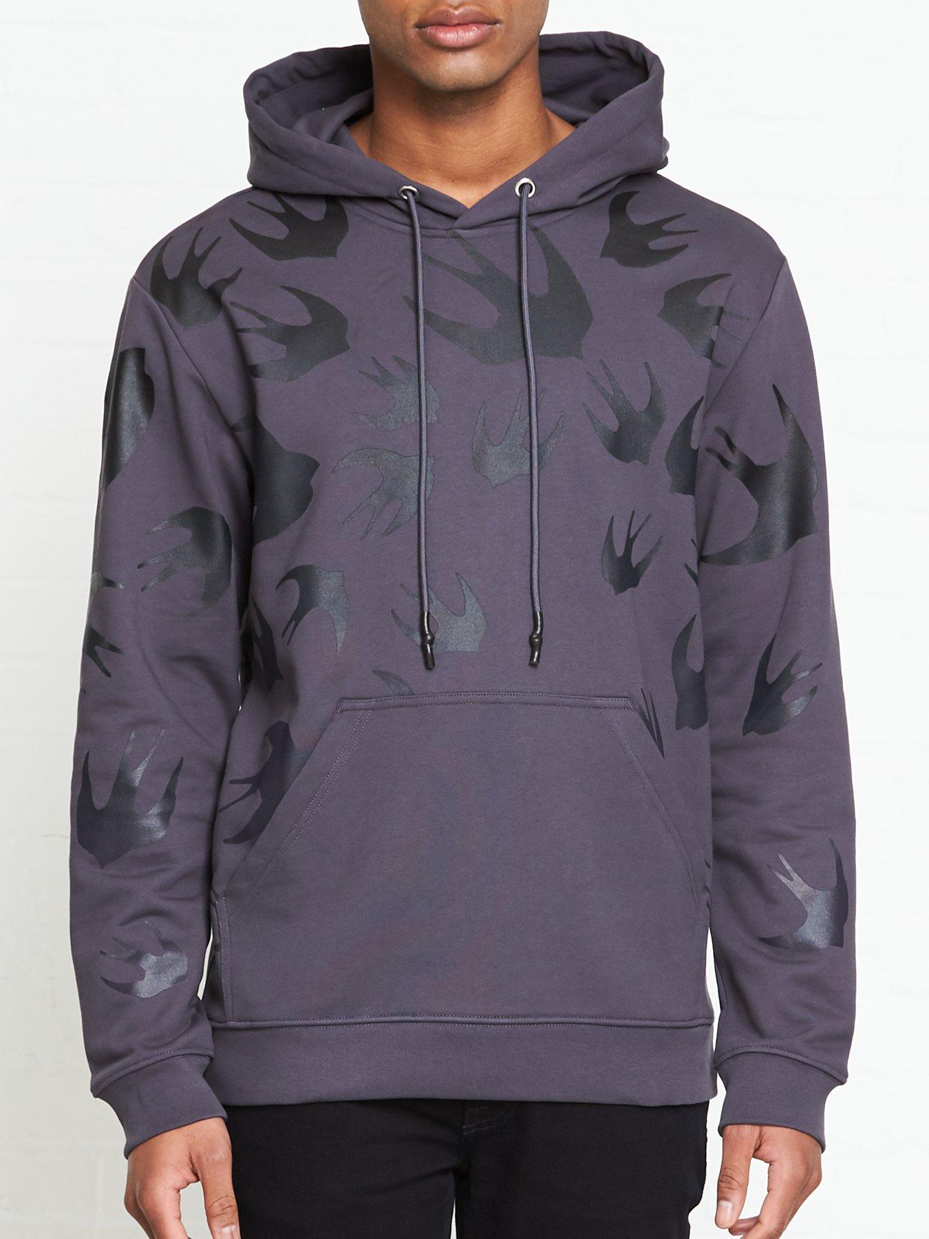 alexander mcqueen hoodie grey