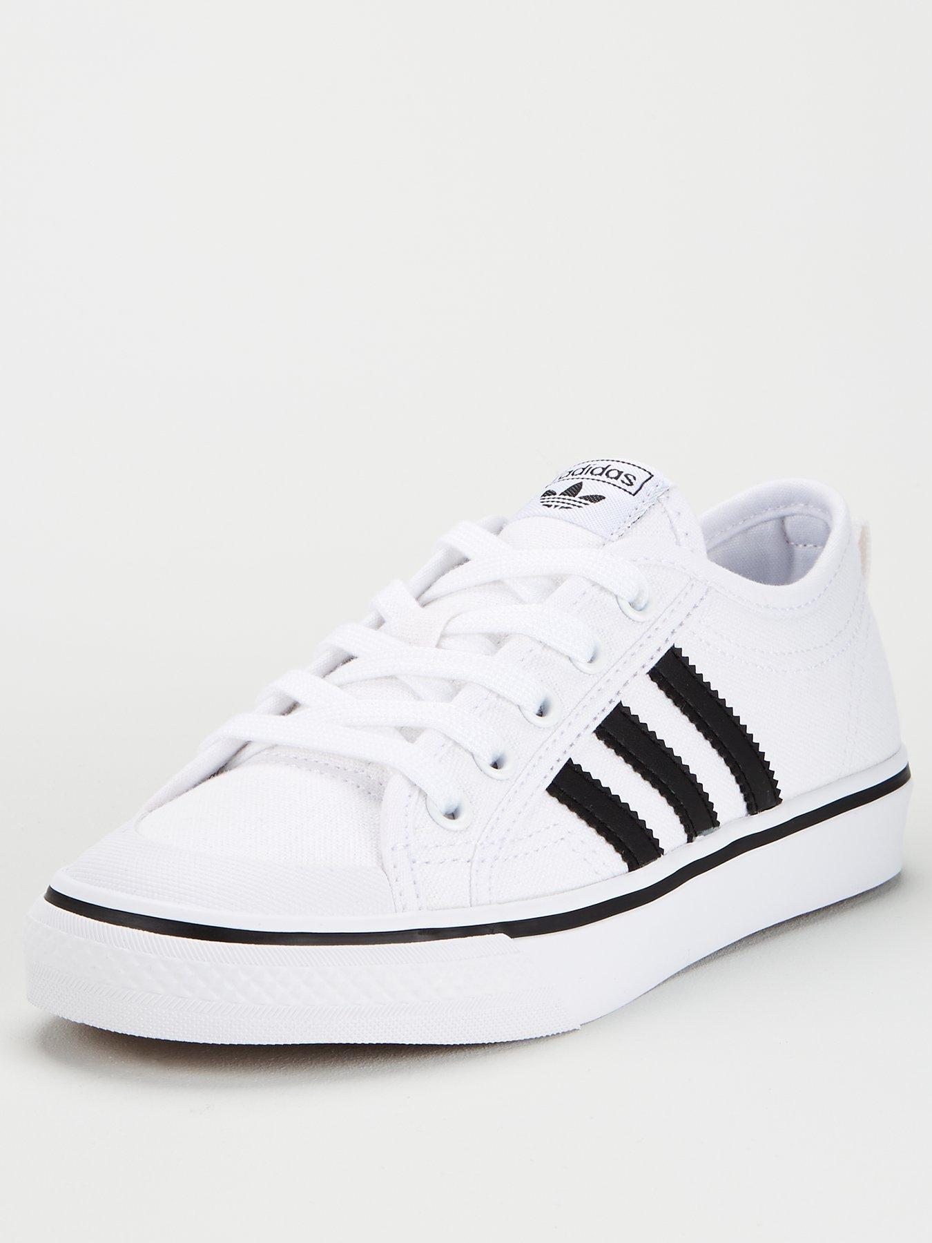 adidas nizza white size 5