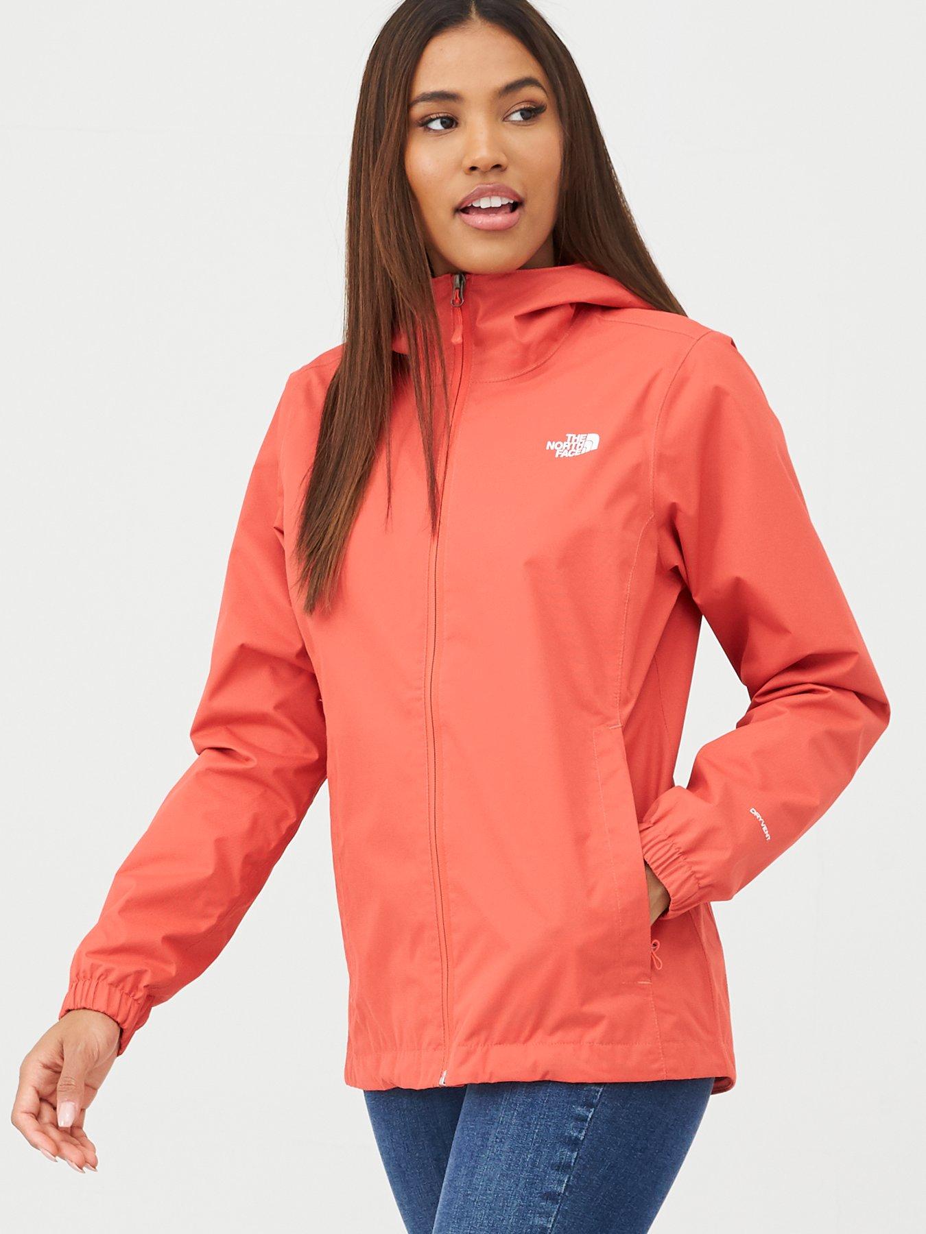 north face quest jacket red