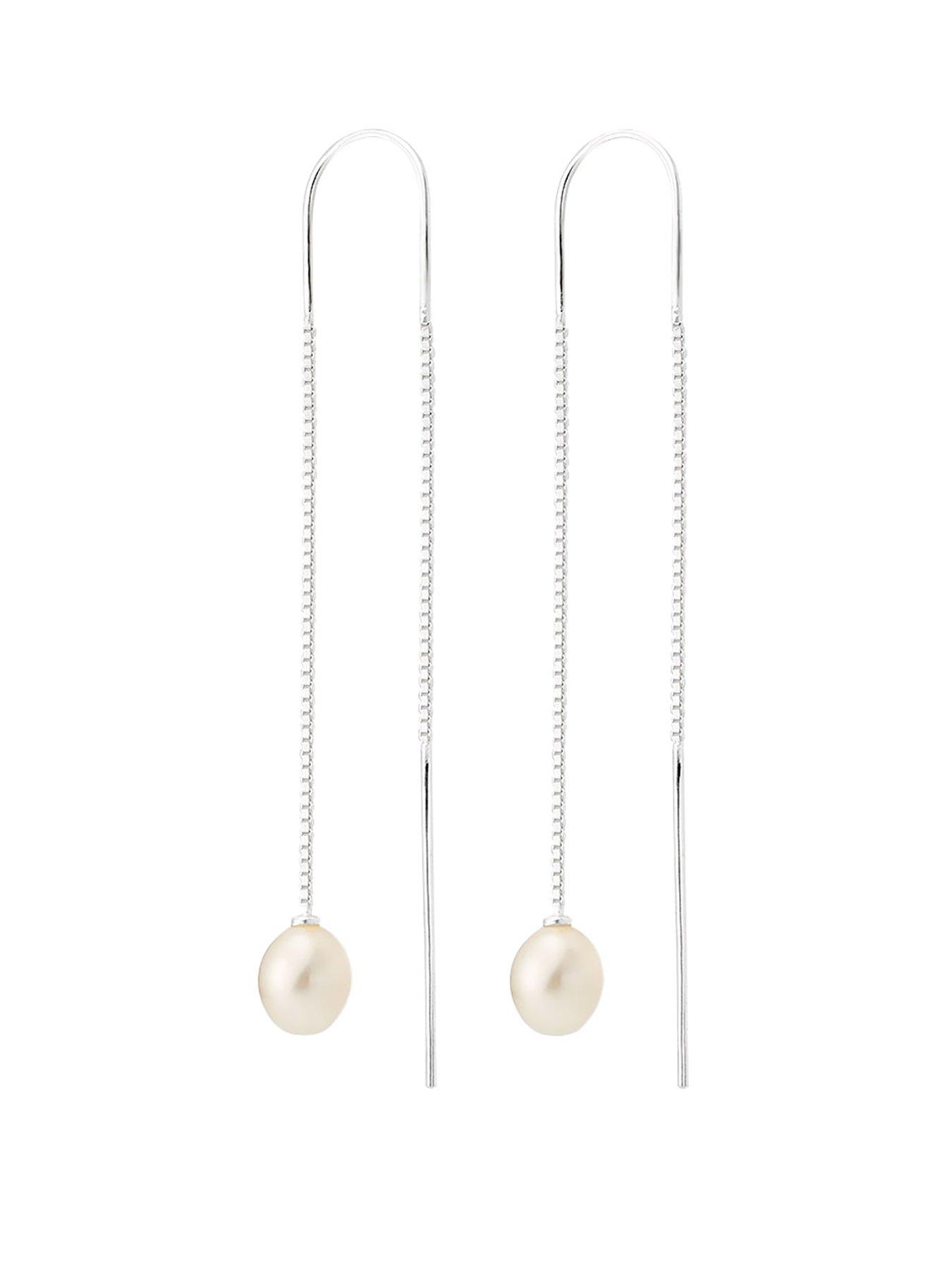 beaverbrooks pearl drop earrings