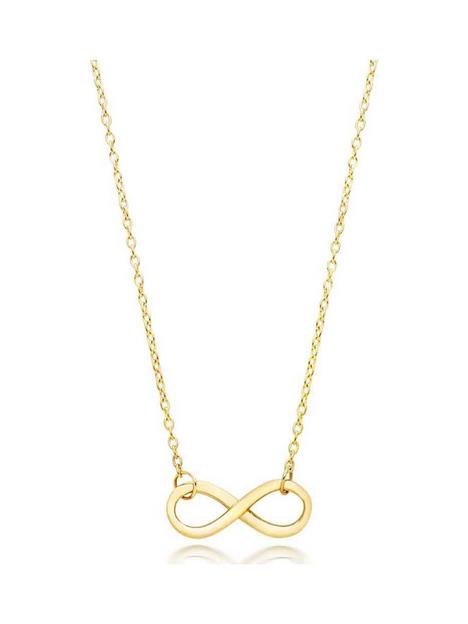 beaverbrooks-9ct-gold-infinity-necklace