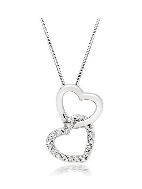 beaverbrooks-9ct-white-gold-diamond-double-heart-pendant