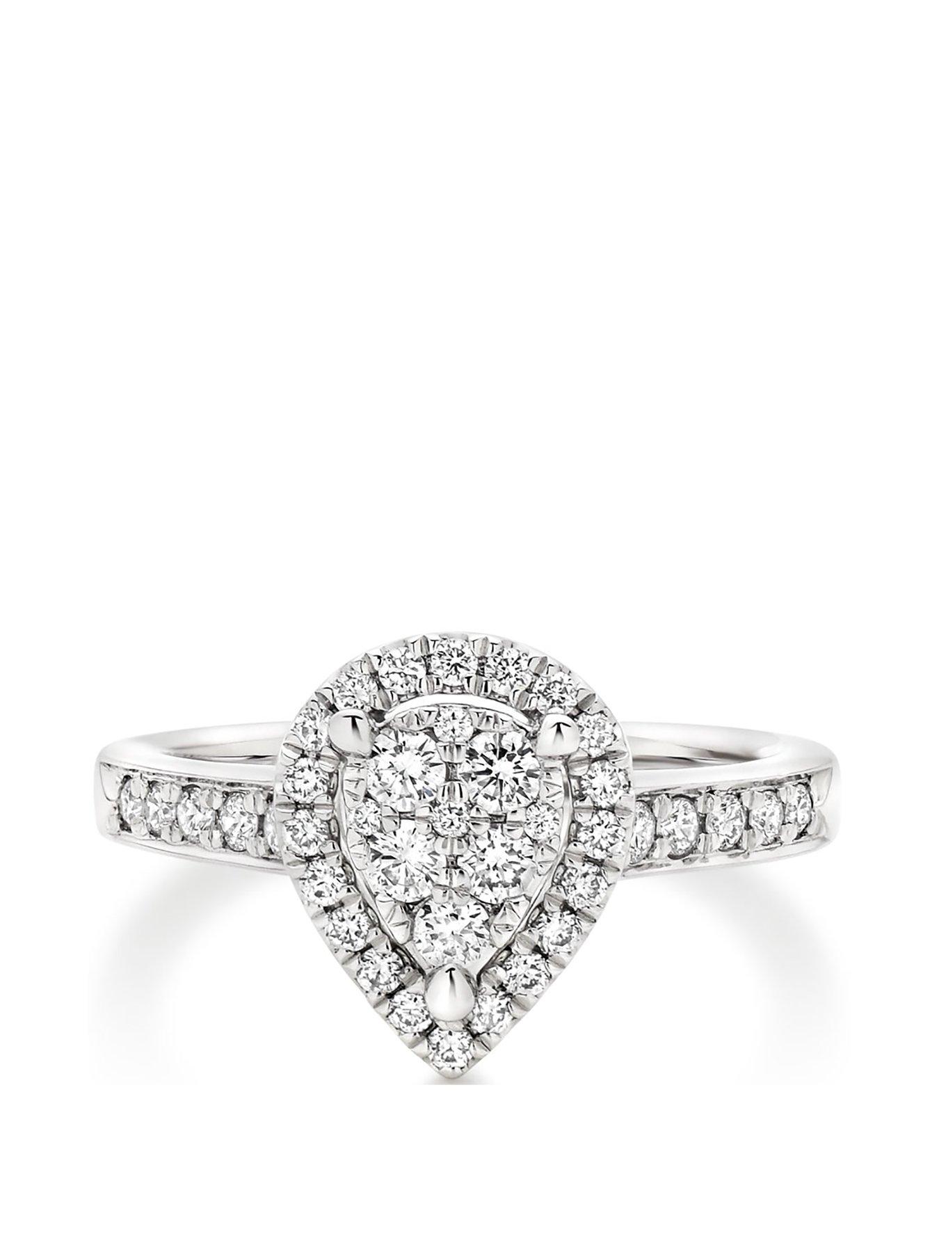 Heart shaped clearance engagement rings beaverbrooks