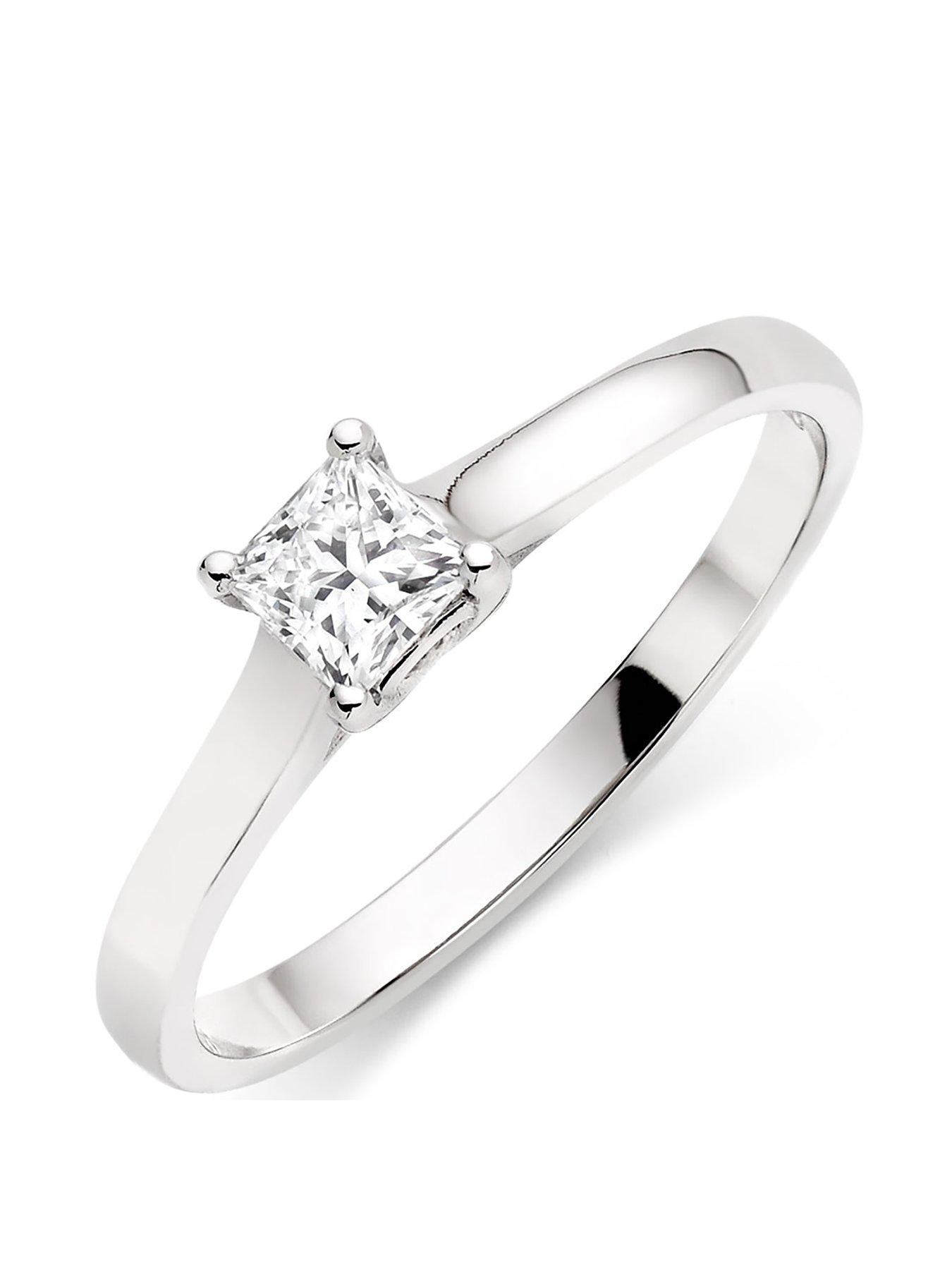 Beaverbrooks 18Ct White Gold Diamond Solitaire Ring review