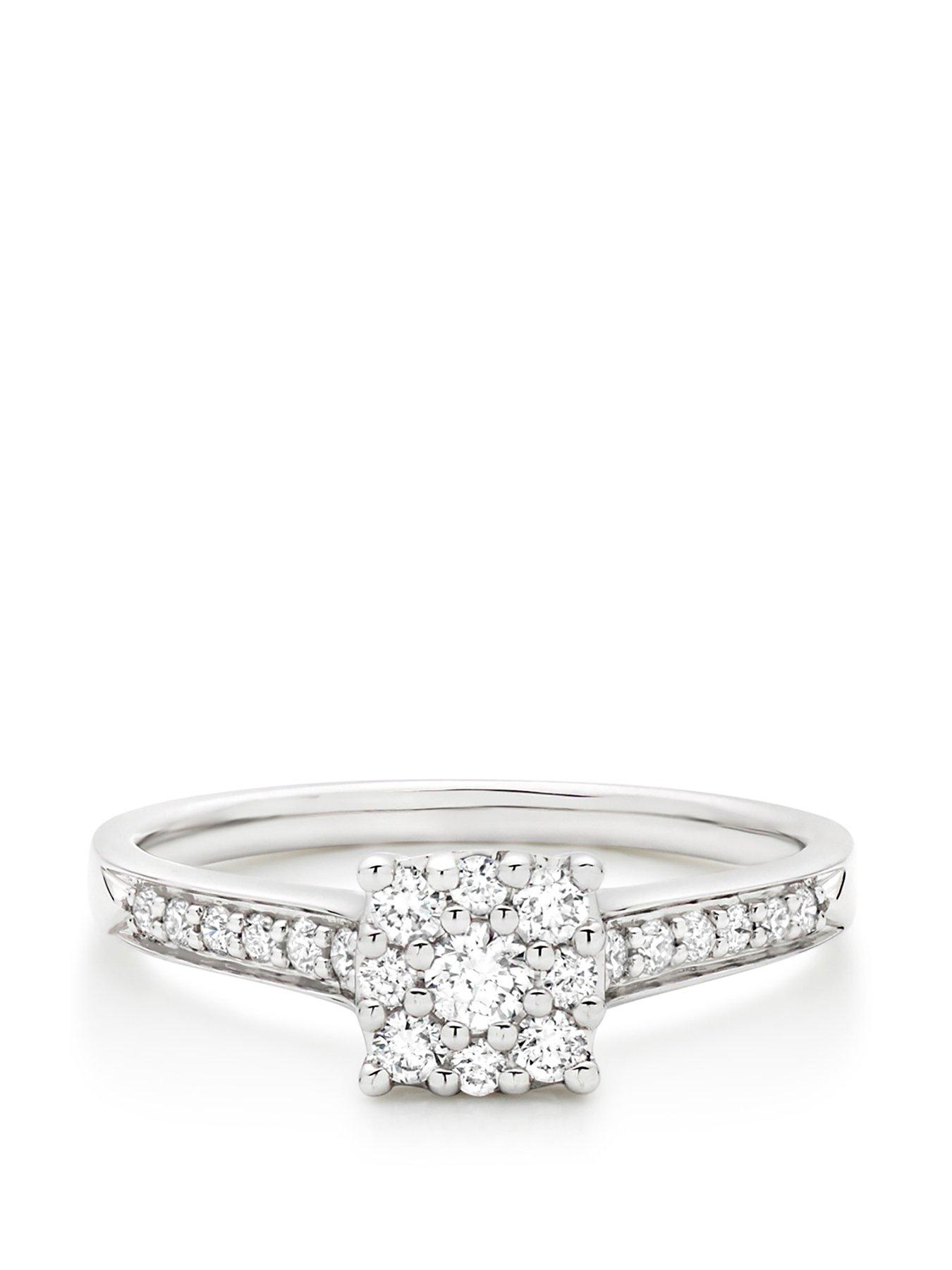 Beaverbrooks white deals gold engagement rings