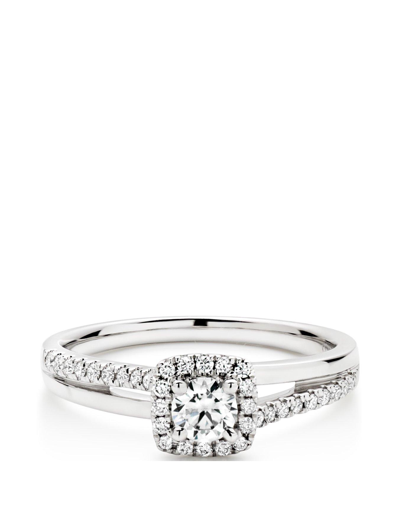 Beaverbrooks Halo Engagement Ring
