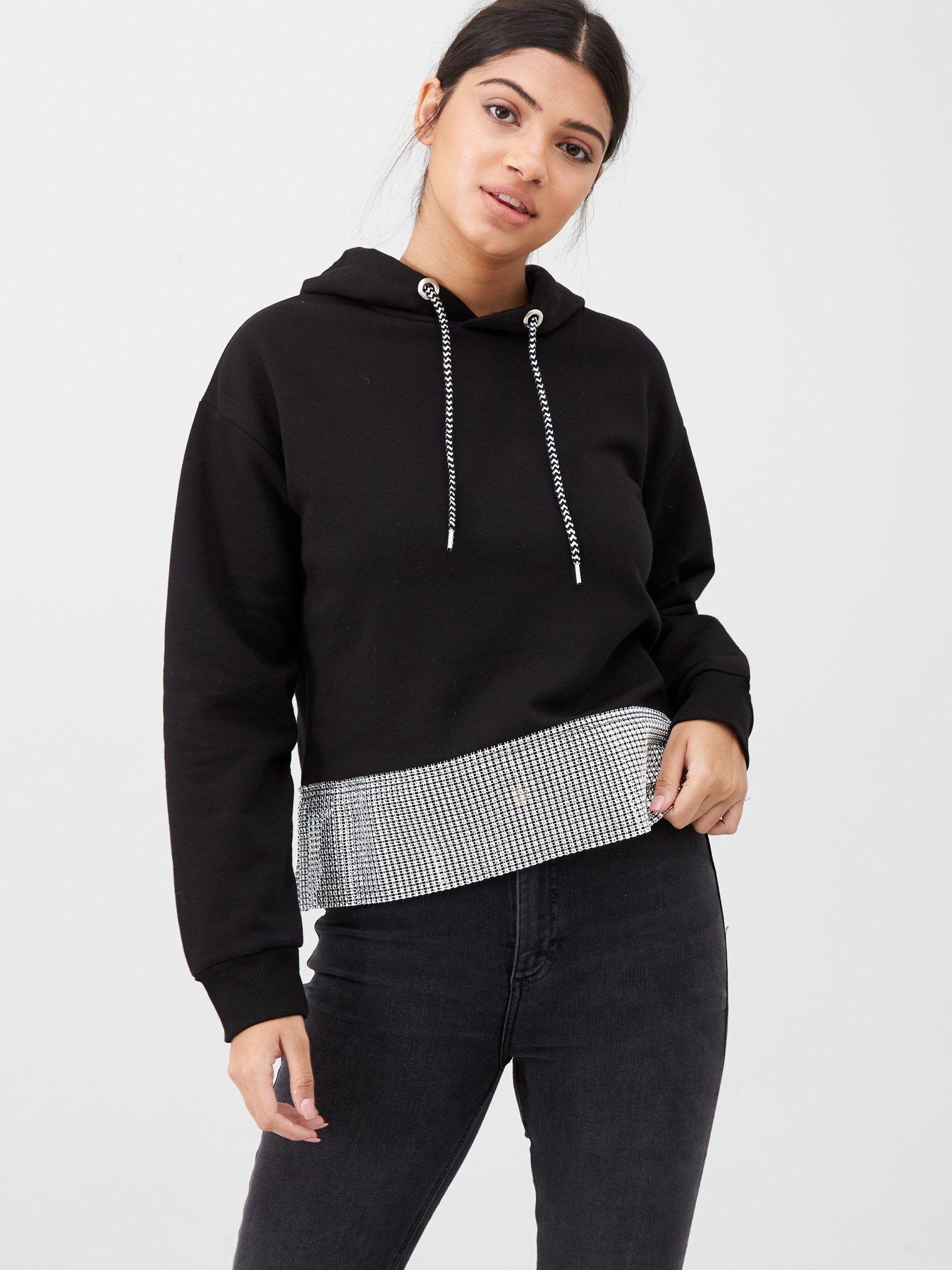 river island black sweatshirt