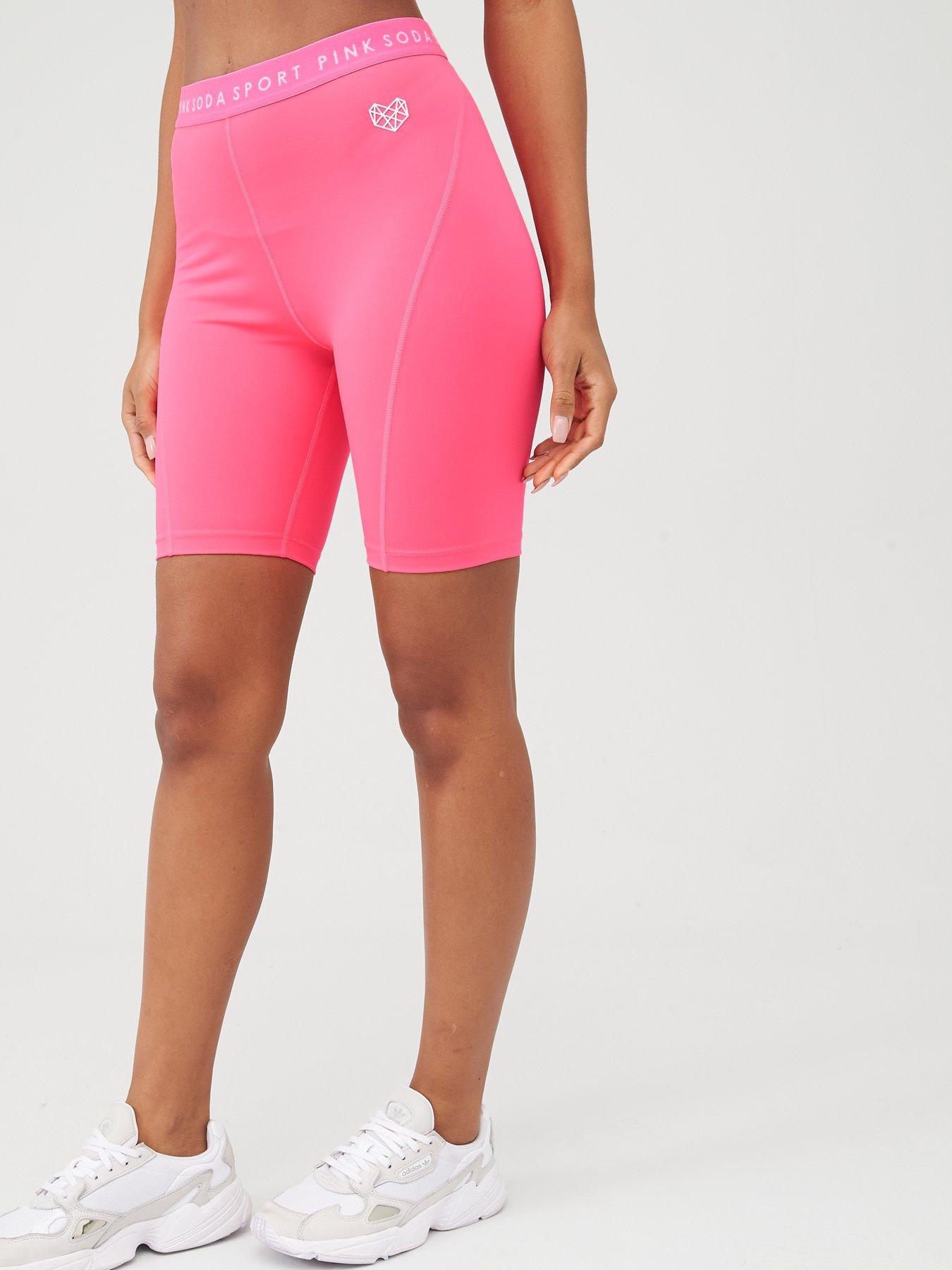 pink soda cycling shorts