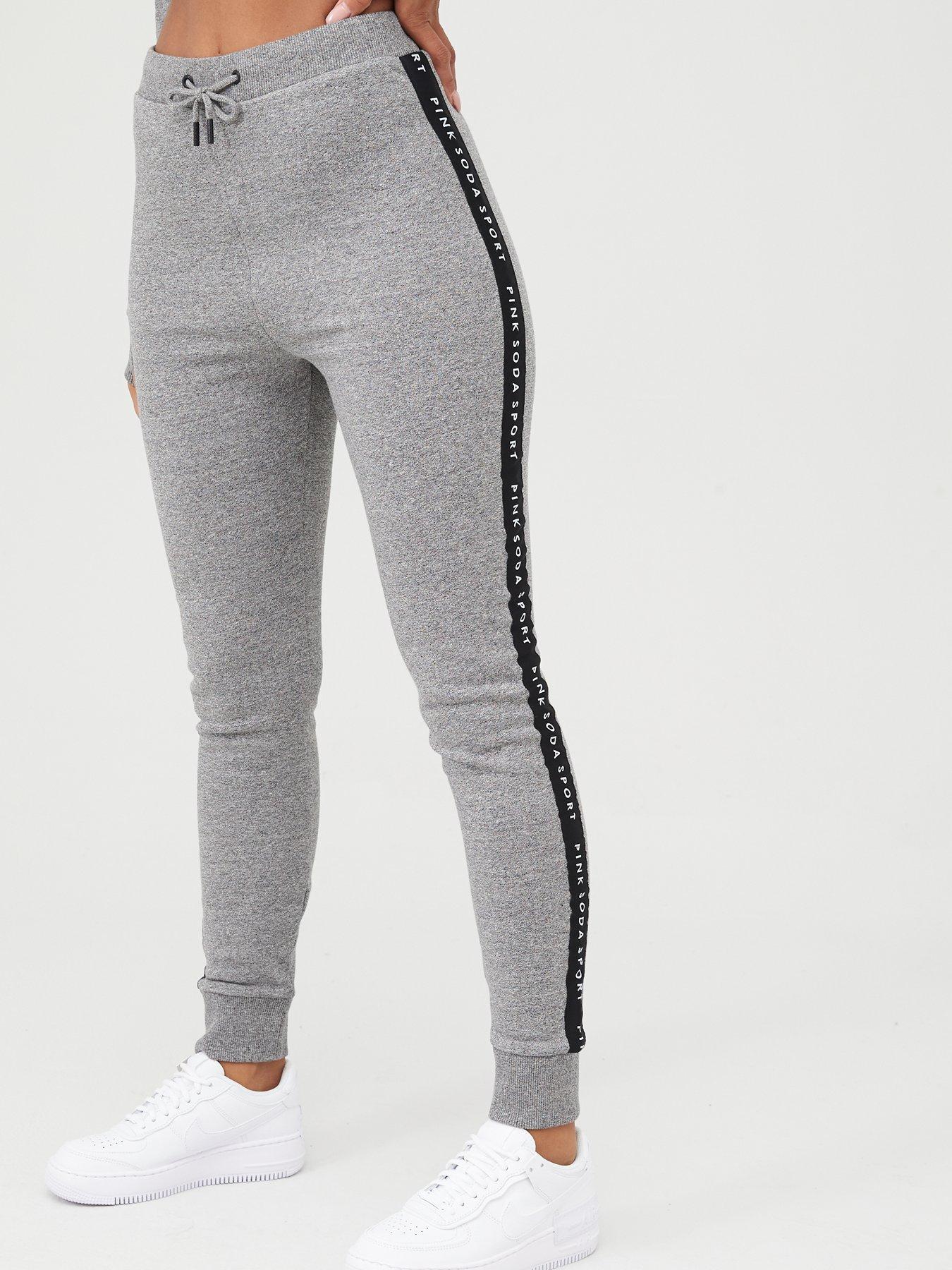 pink soda grey tracksuit