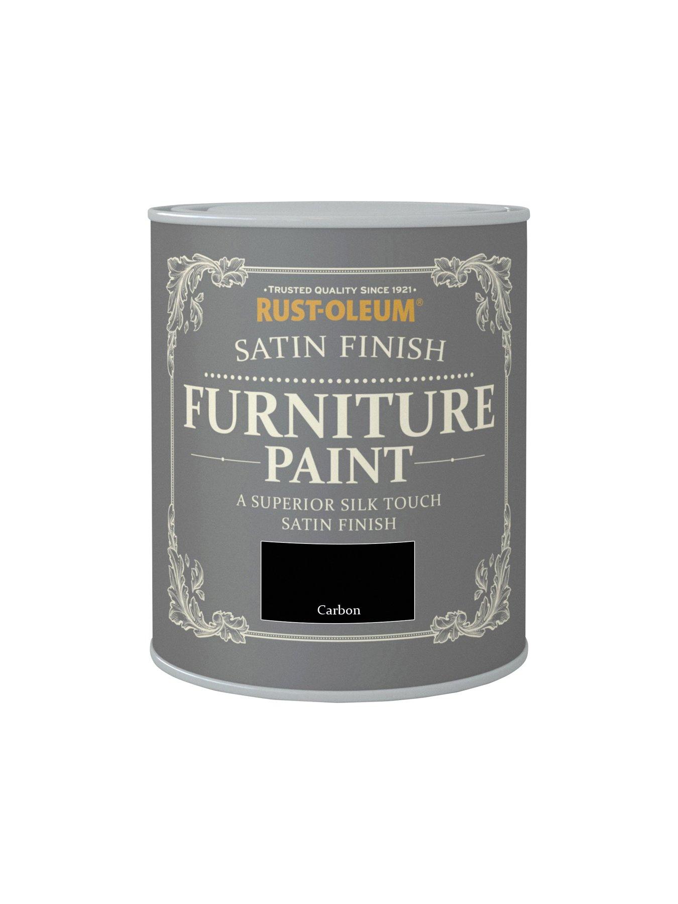Image 2 of 4 of Rust-Oleum Satin Finish 750 ml Furniture Paint &ndash; Carbon