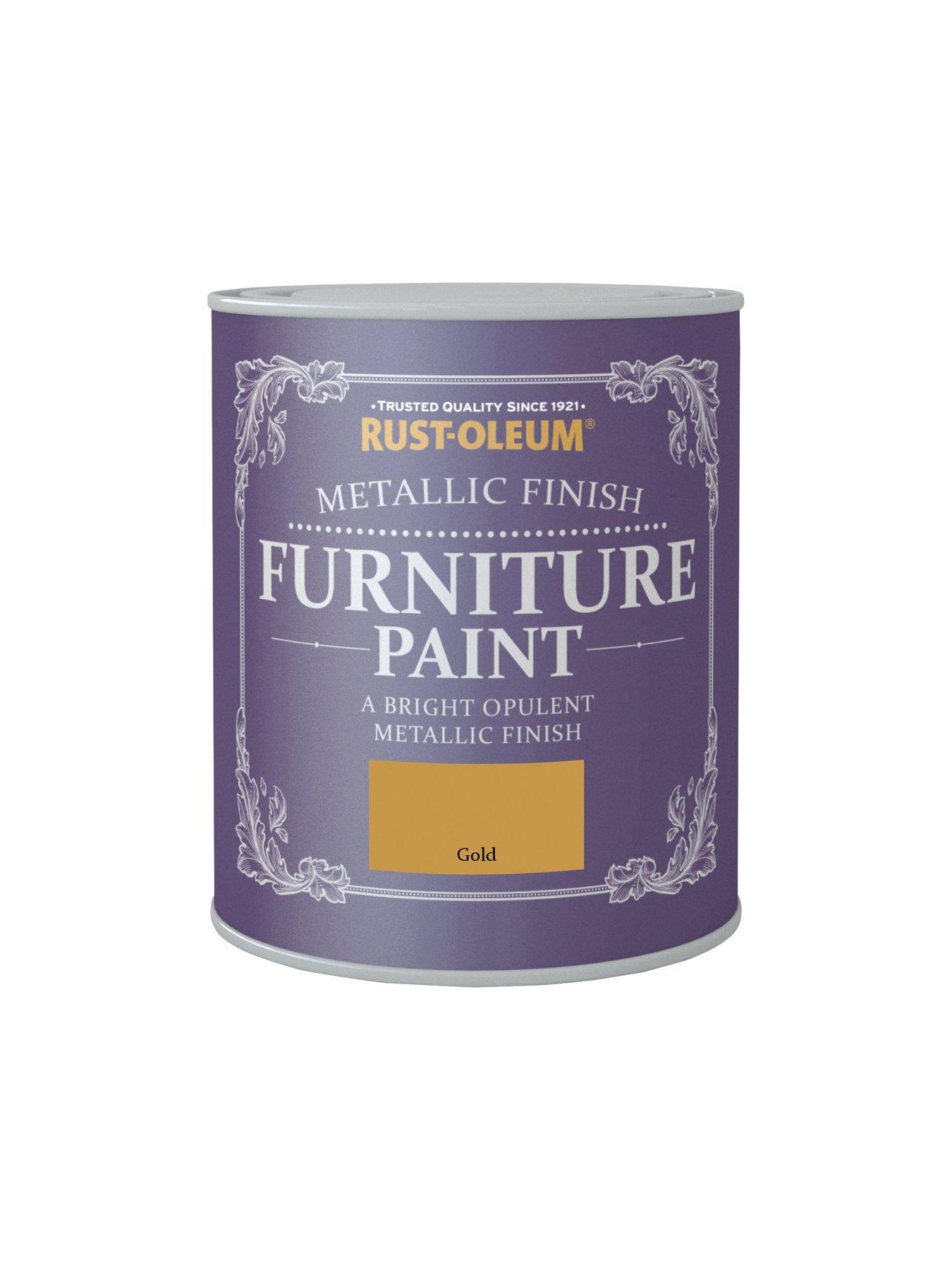 Rust-Oleum Metallic Finish 750 ml Furniture Paint – Gold | very.co.uk