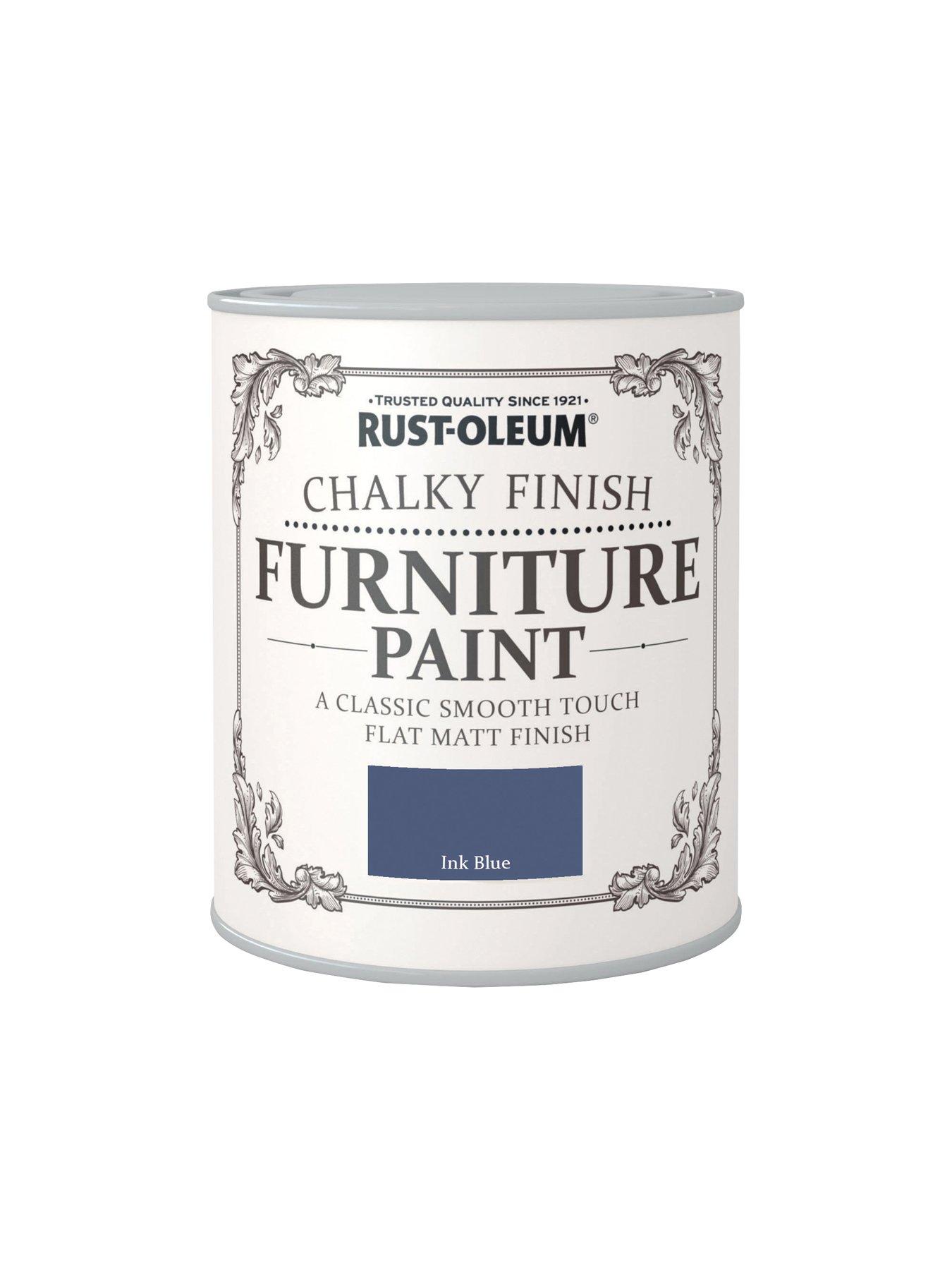 Image 2 of 5 of Rust-Oleum Chalky Finish Furniture Paint 750ml&nbsp;&ndash; Ink Blue